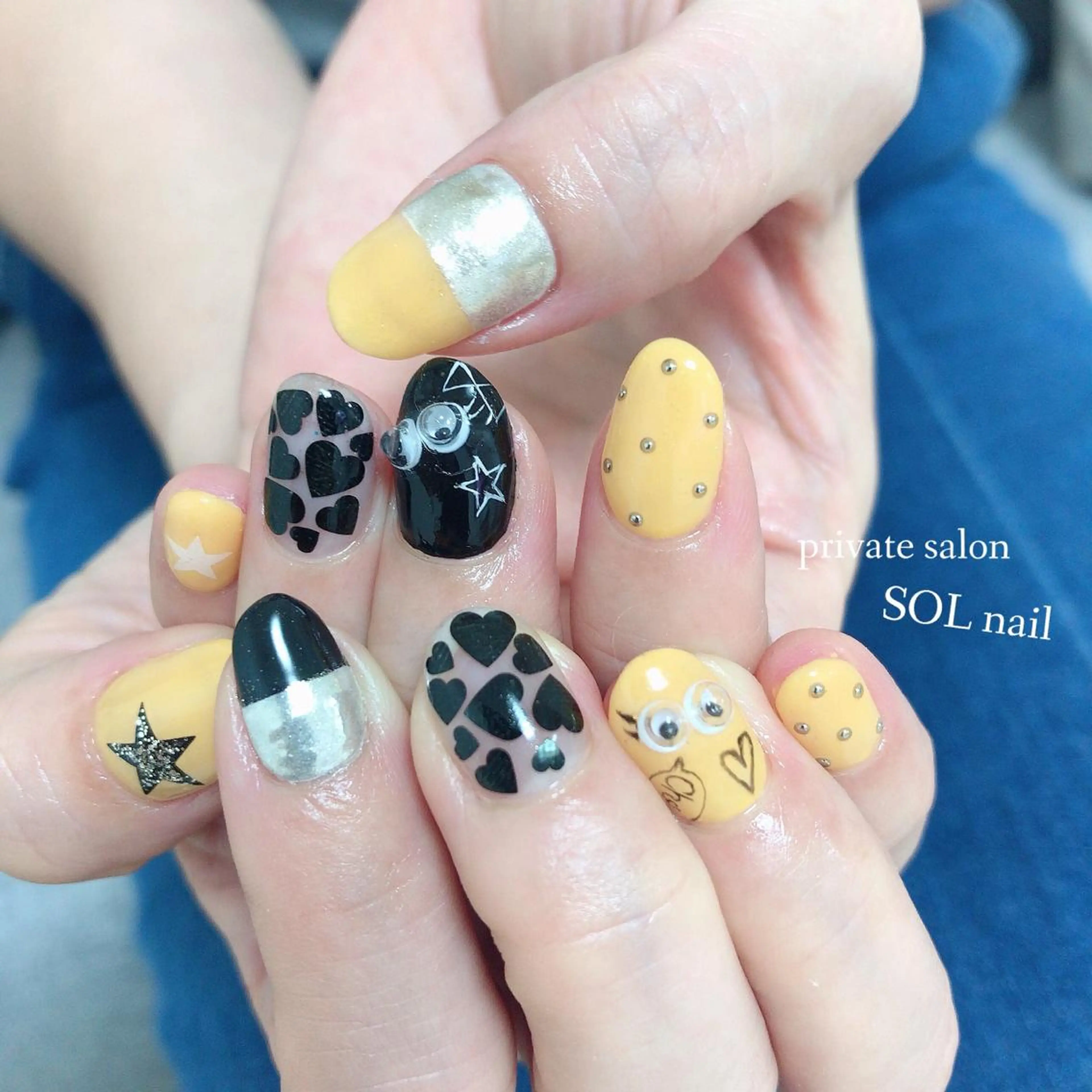ネイル ミラーネイル SOL NAILのネイルデザイン