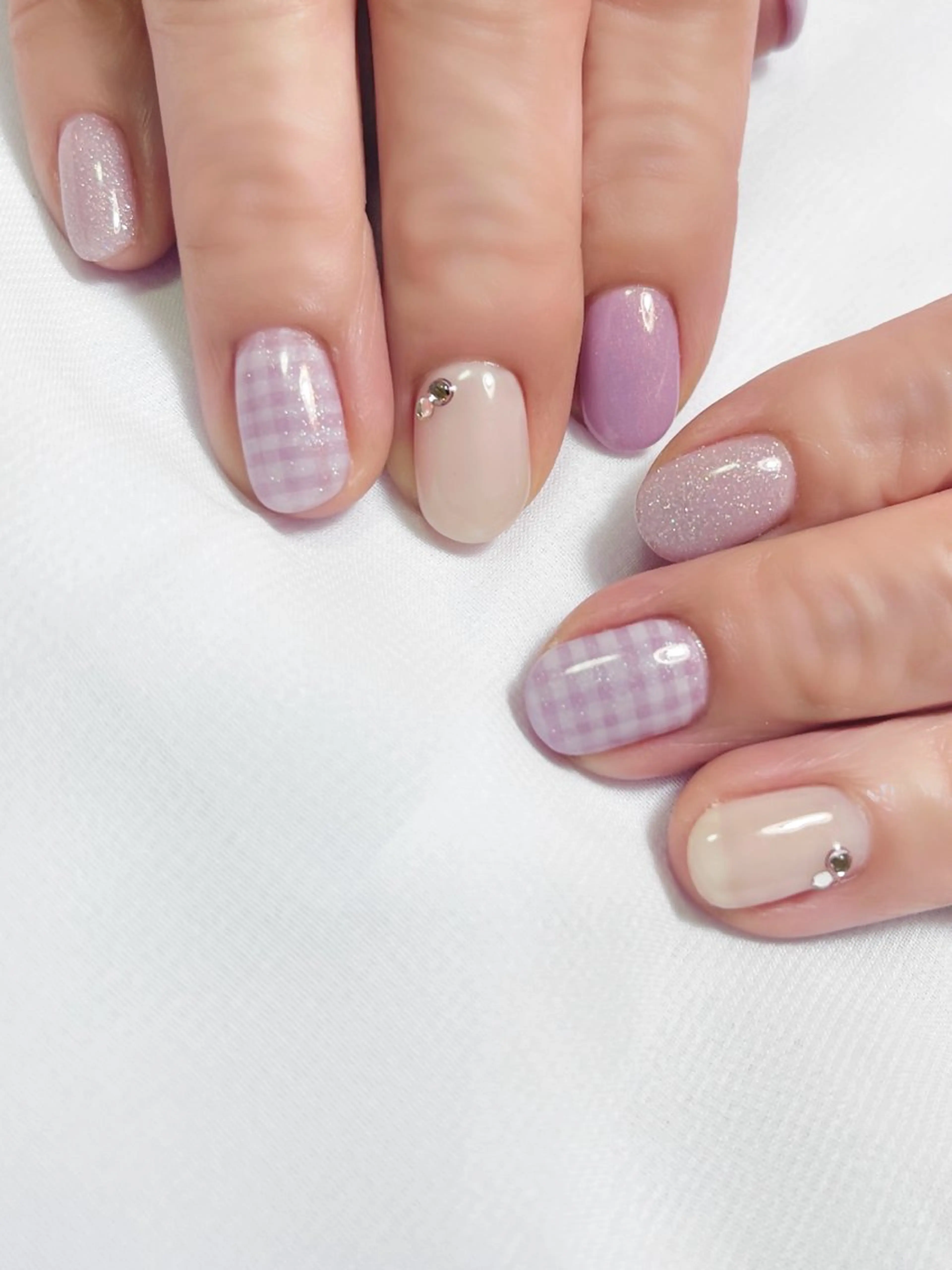 ネイル アートネイル ミディアムネイル ハンドネイル nails by Mouのネイルデザイン