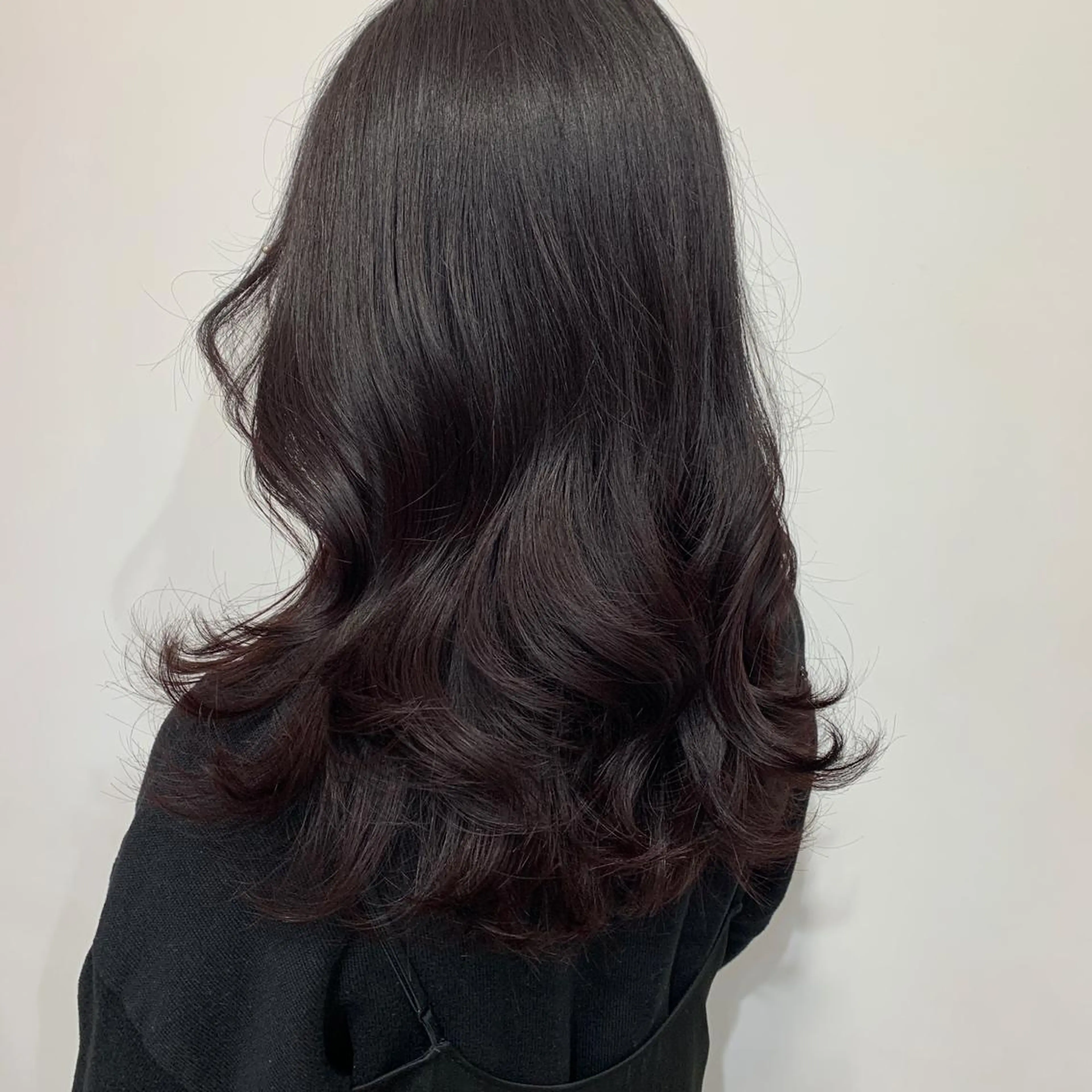 セミロング 韓国風ヘア レイヤーカット HARUKA韓国ヘア /Luana梅田のヘアスタイル