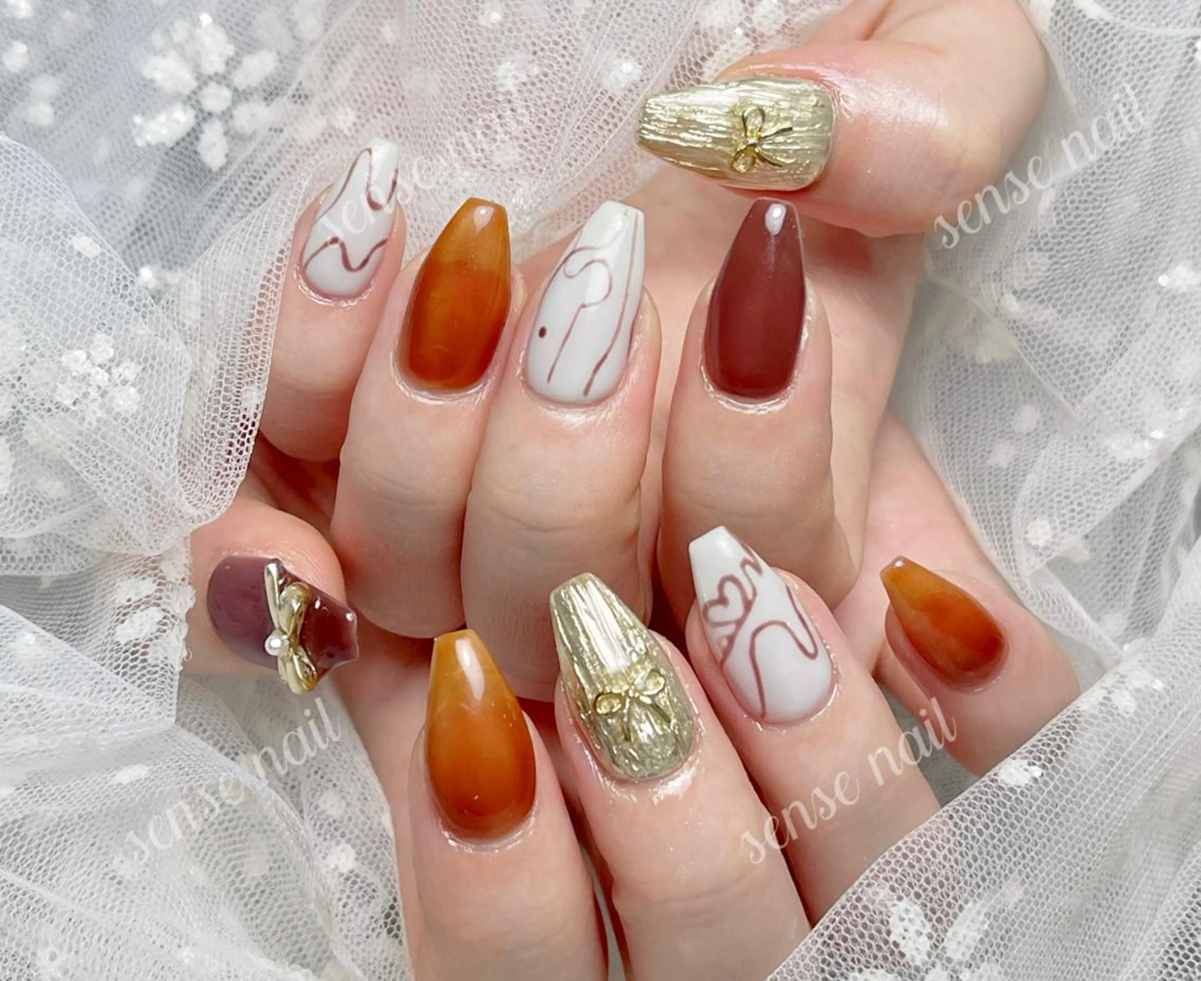 ネイル ハンドネイル ハンドケア 🎀Sense Nail渋谷店🎀のネイルデザイン