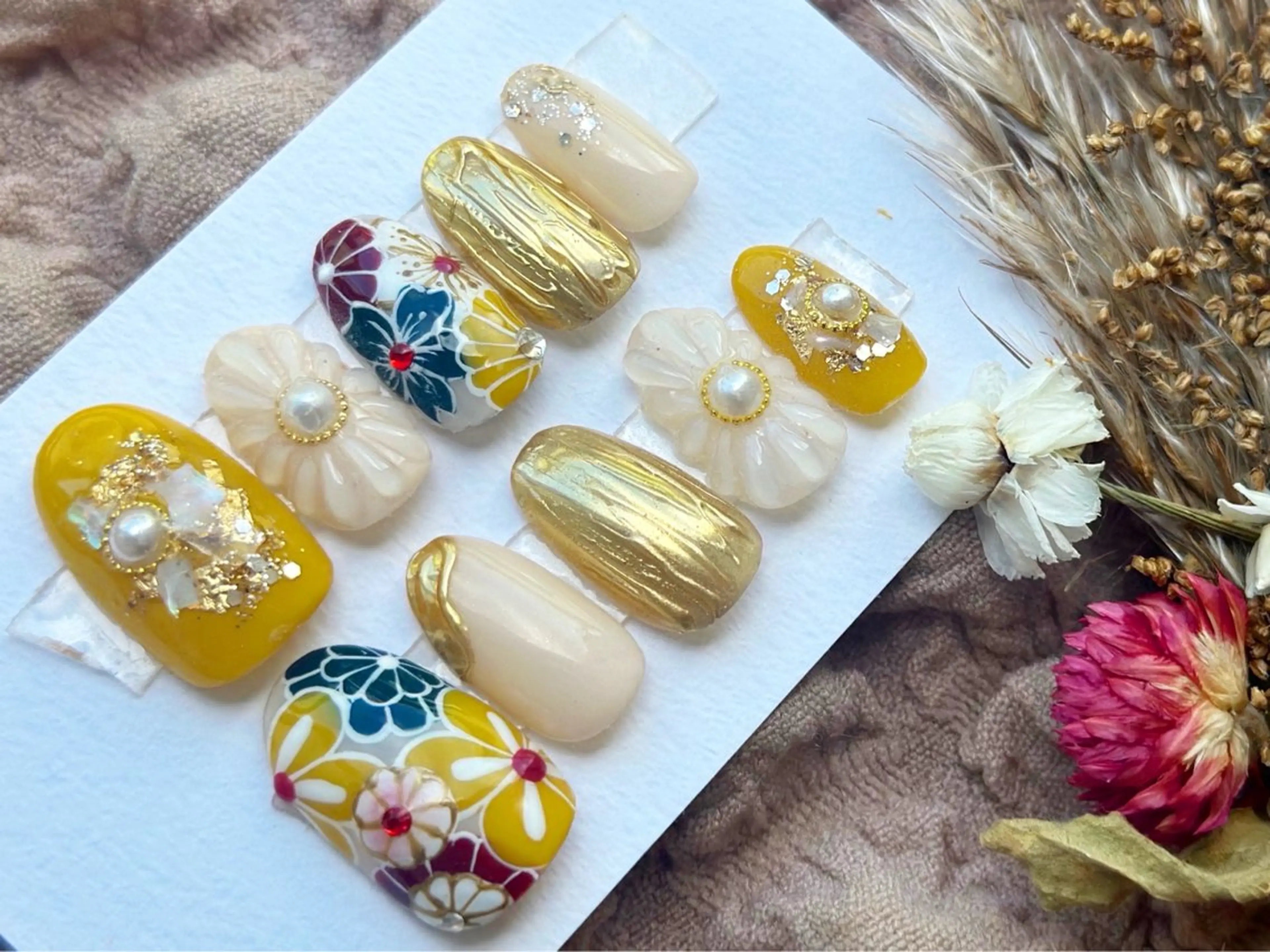 ネイル 成人式 ネイルチップ nailist yuiのネイルデザイン