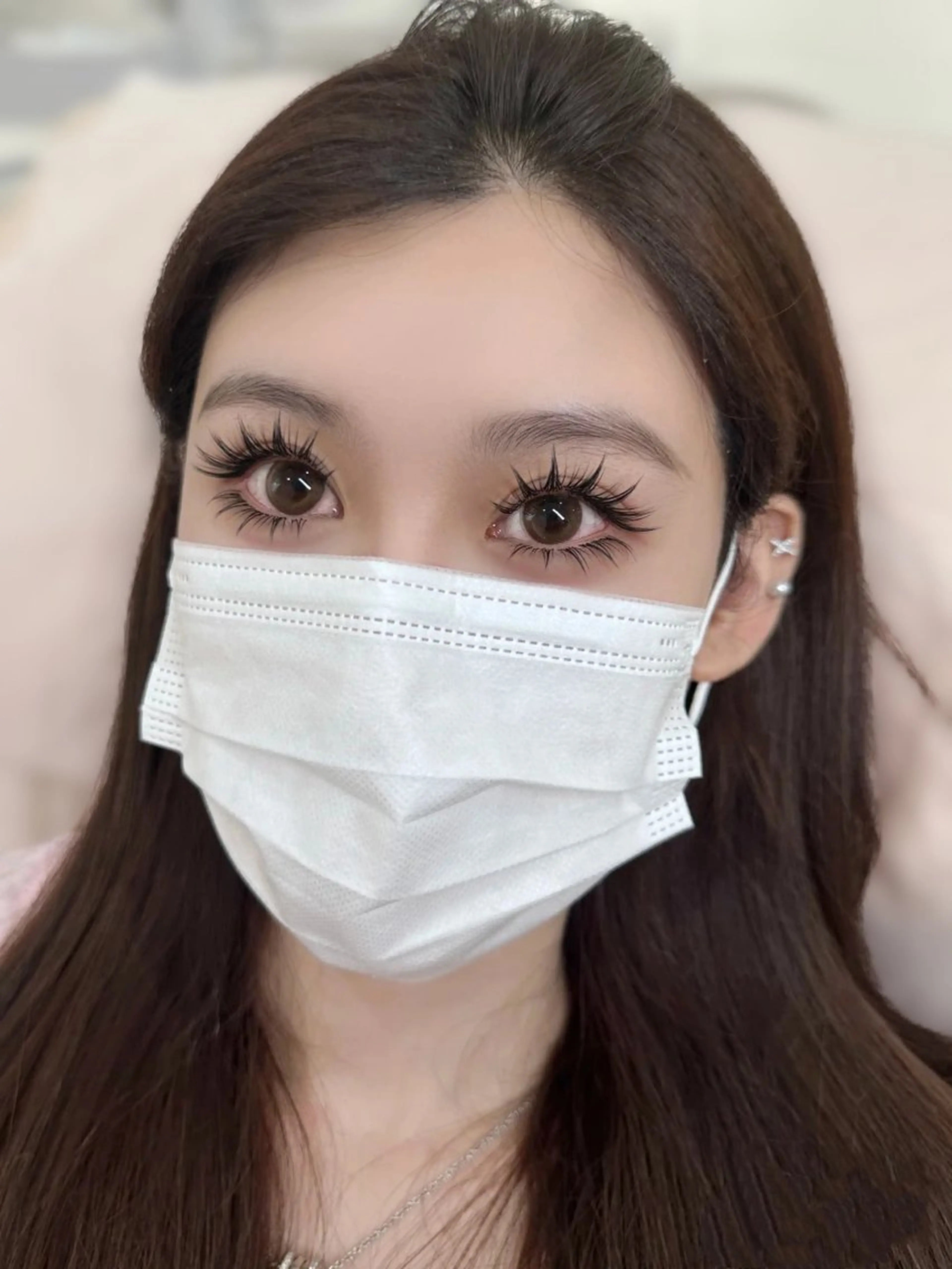 マツエク・マツパ バインドロック フラットラッシュ ナチュラル まつげパーマ 下まつげエクステ マツエク YK• マツエクサロンのマツエク・マツパデザイン