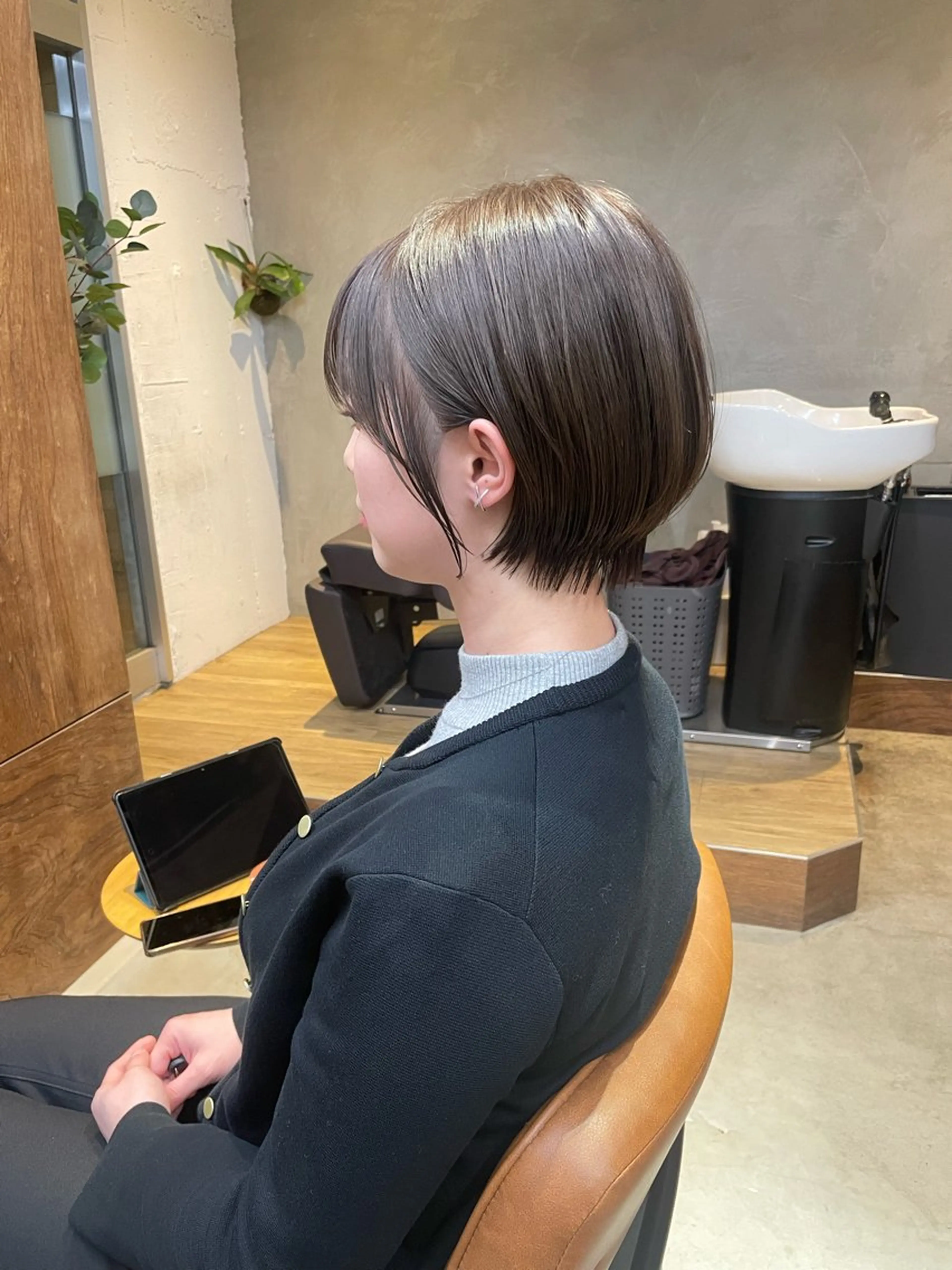 ショート カラー カット ヘアカラー トリートメント 【まとまるショート 髪質改善】今井隆太のヘアスタイル