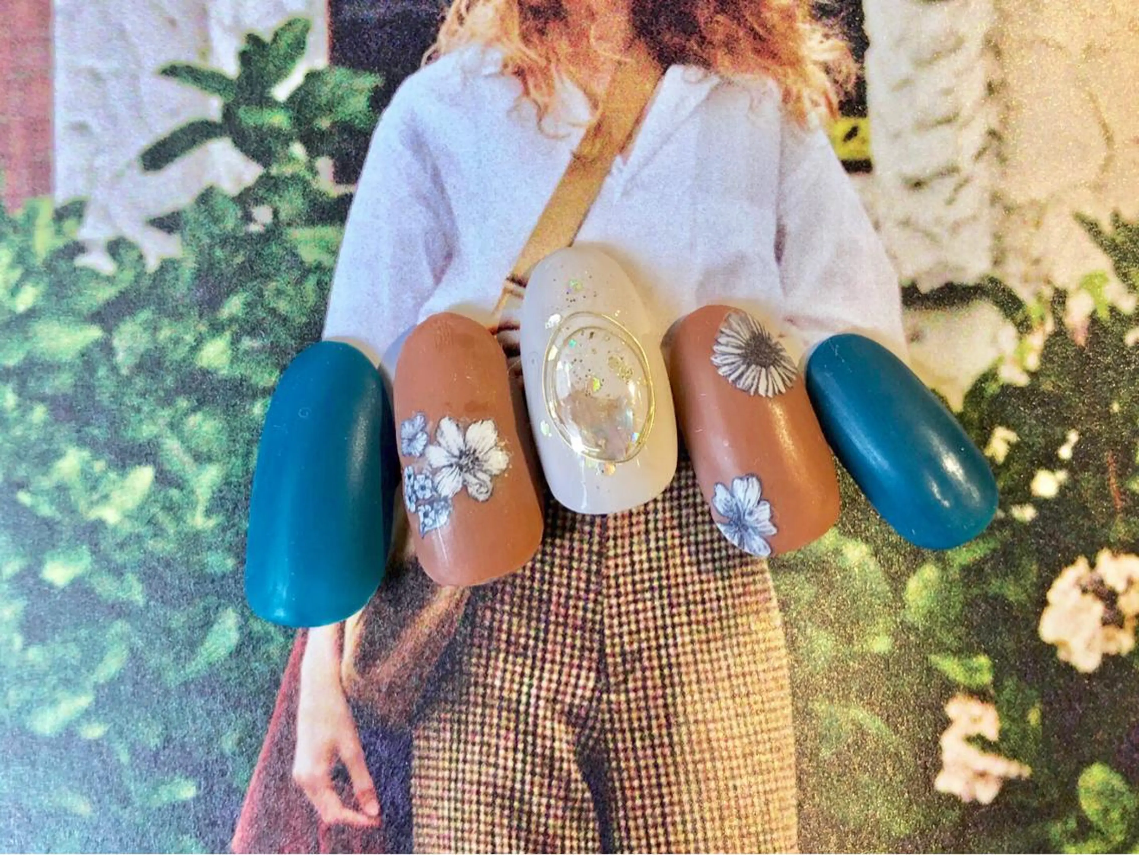 ネイル フラワーネイル TRAM-nail moriizumiのネイルデザイン