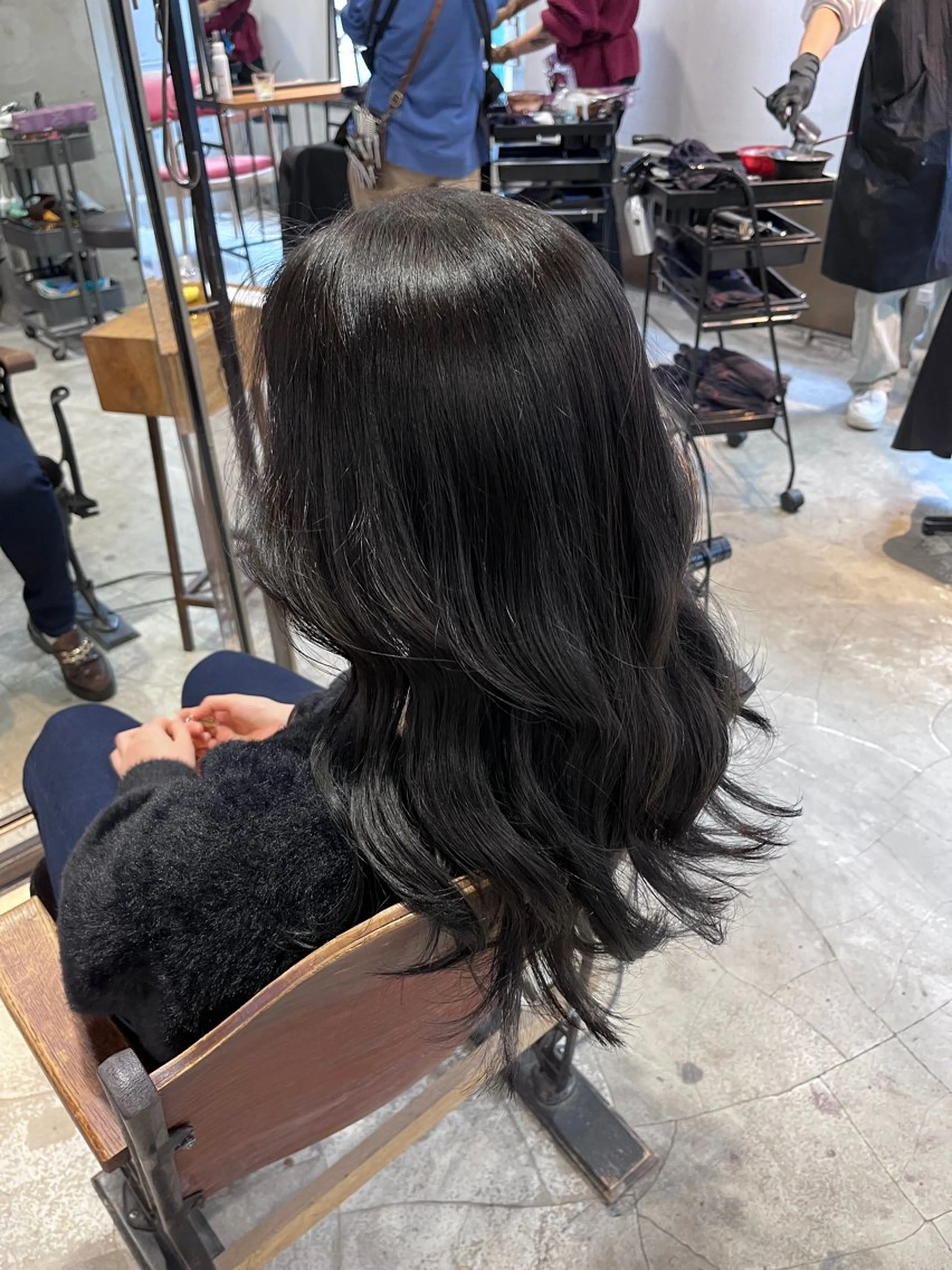 セミロング カラー ヘアアレンジ 🫧艶髪矯正 髪質改善🫧 大介のヘアスタイル