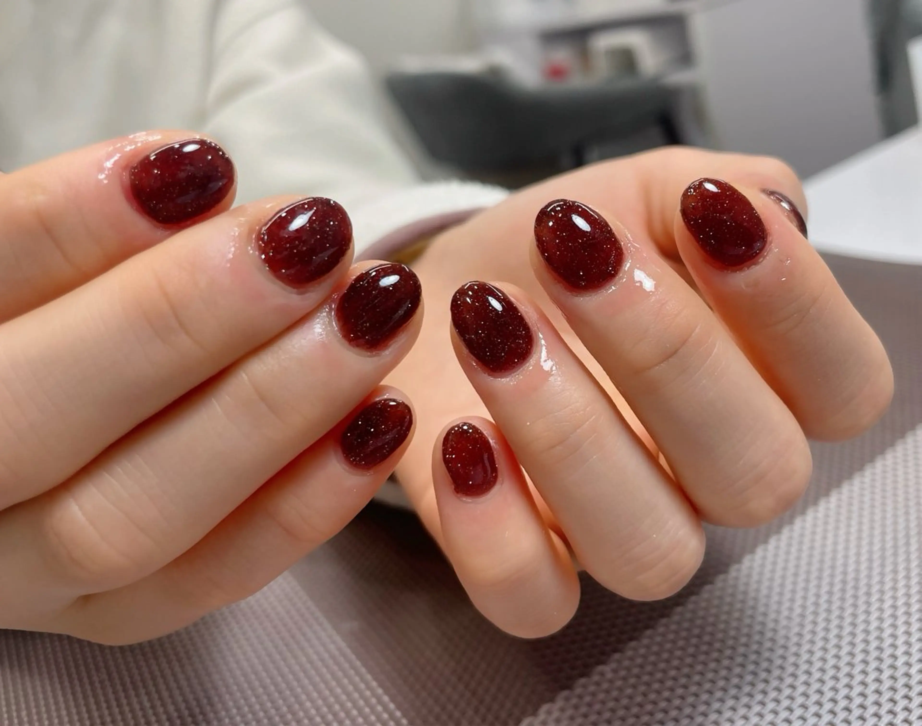 ネイル チークネイル 長さ出し フレンチネイル ジェルネイル ガーリー ハンドネイル 中野駅から2分 MEO NAILのネイルデザイン