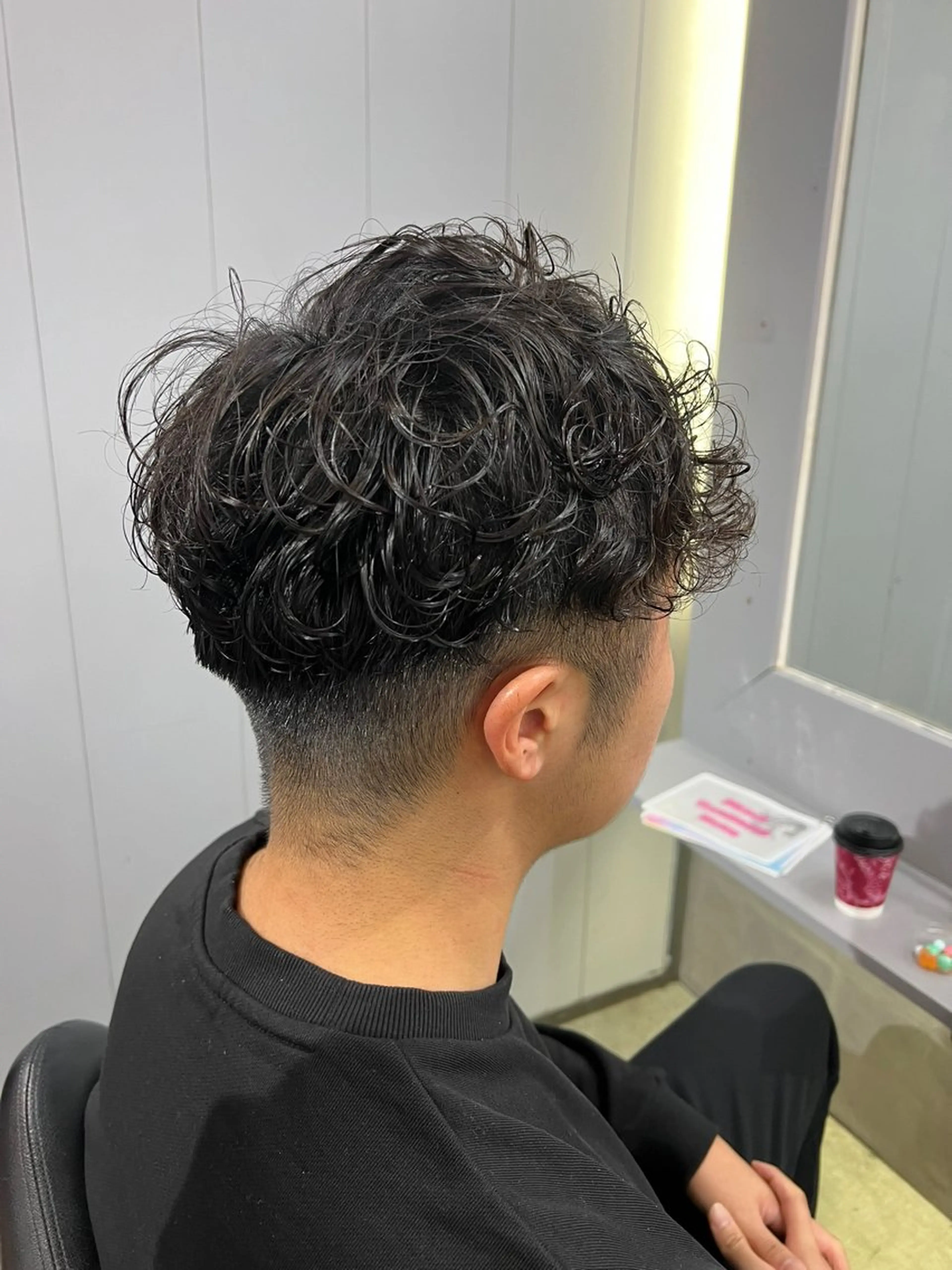 メンズ スパイキー/韓国 パーマ/メンズ/直輝のヘアスタイル