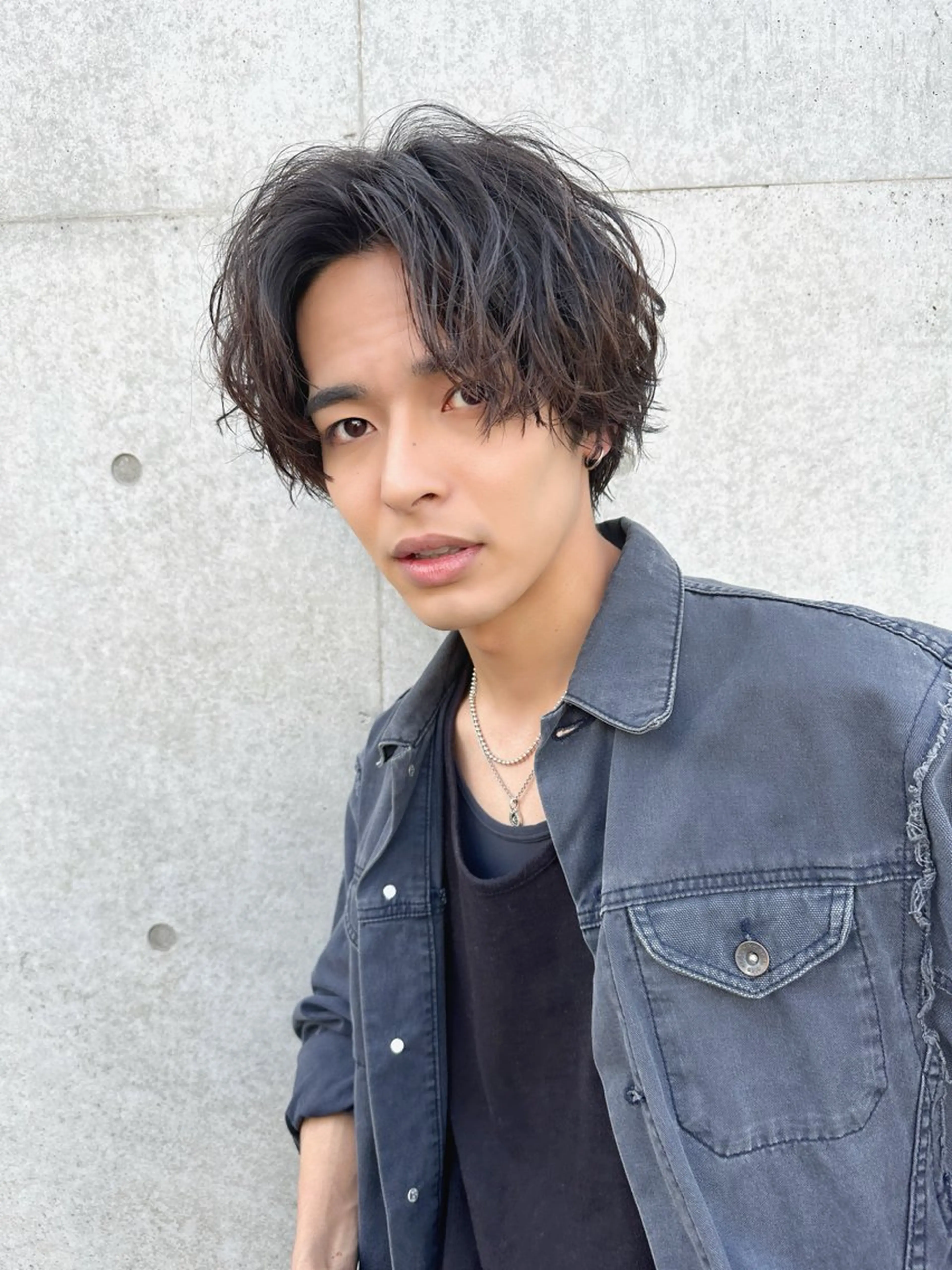 ショート パーマ メンズ 【メンズサロン】 BLUCK 横浜のヘアスタイル