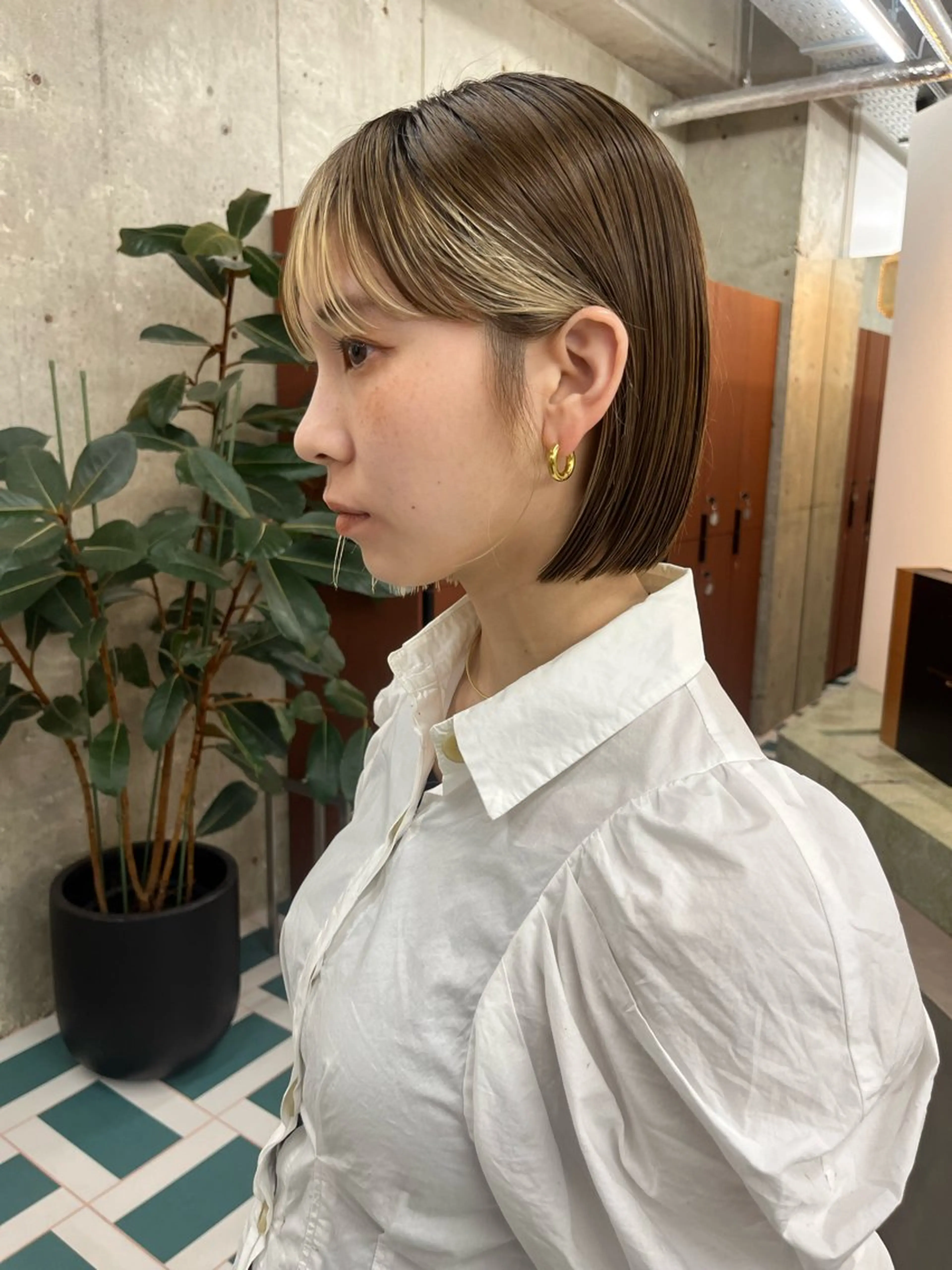 ショート noé所属・HINA/栄/ボブ/ ボブパーマ/インナーのヘアスタイル