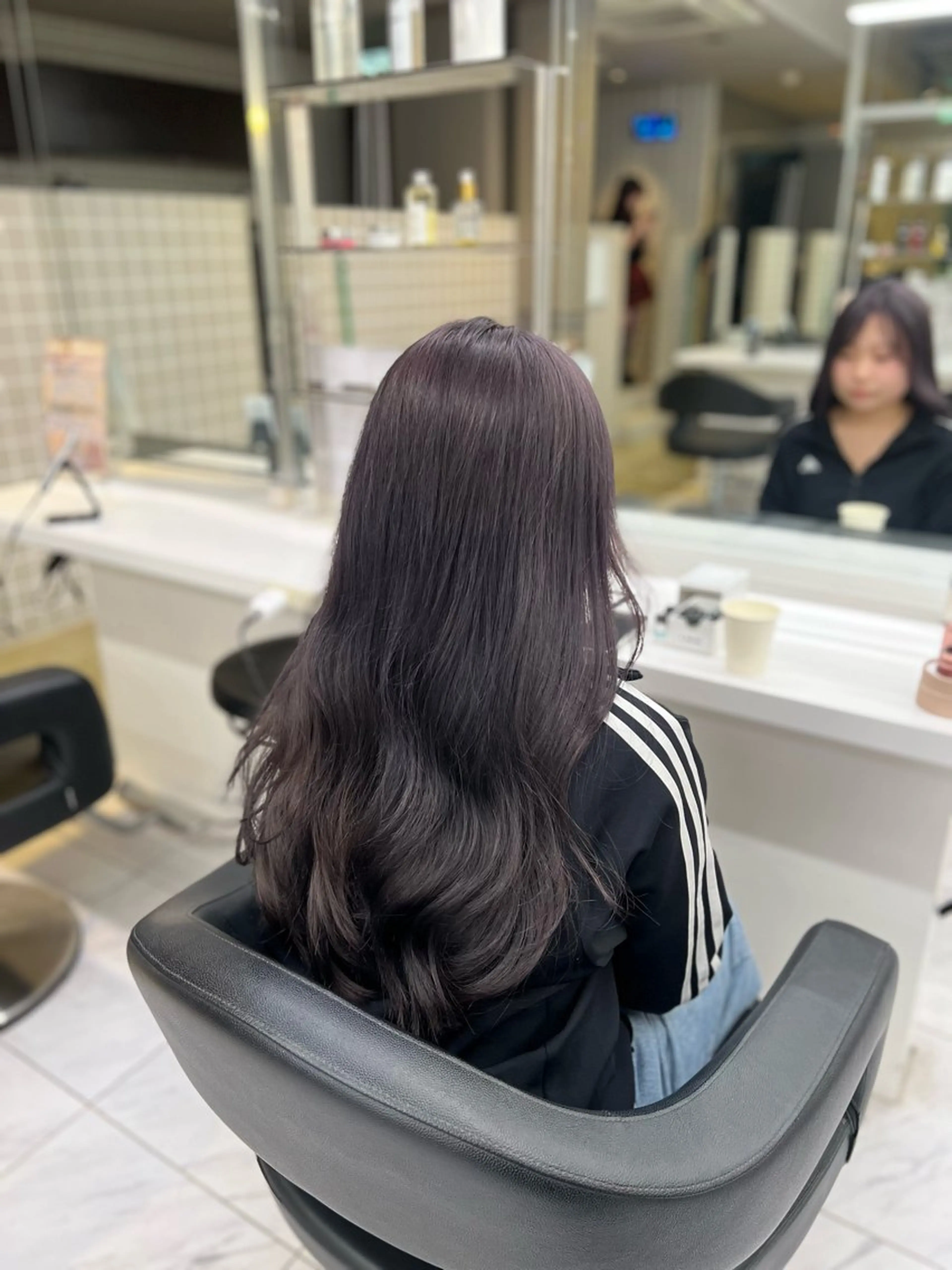 ロング カラー ヘアアレンジ カット ヘアカラー トリートメント ヘッドスパ ヘアセット 透明感×韓流ハイ トーン🫧RYUTAのヘアスタイル
