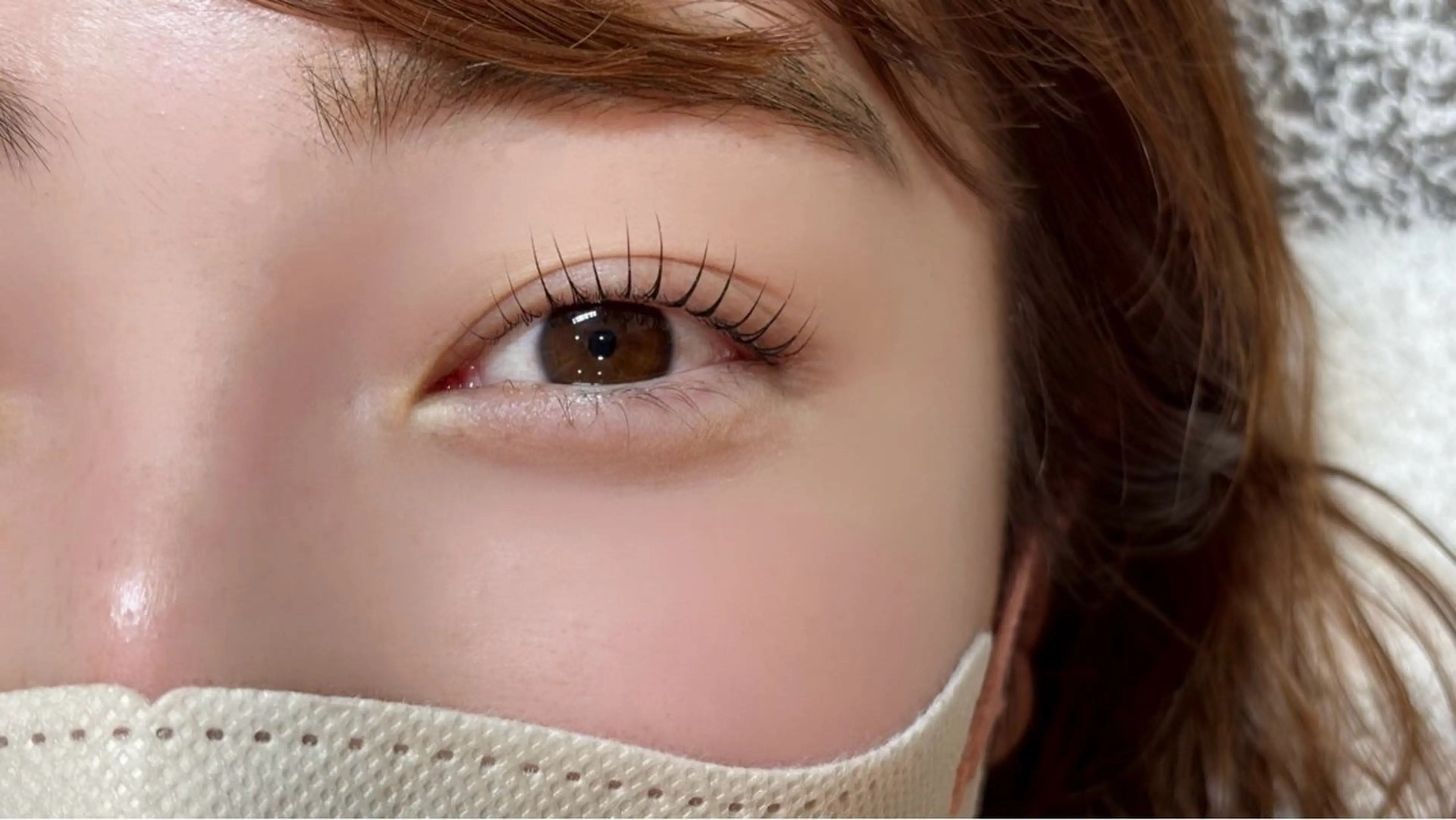 マツエク・マツパ ナチュラル 一重×まつ毛パーマ マツパ ケアサロントトノエドコロ所属・倉敷駅前アイリスト Yuiのマツエク・マツパデザイン