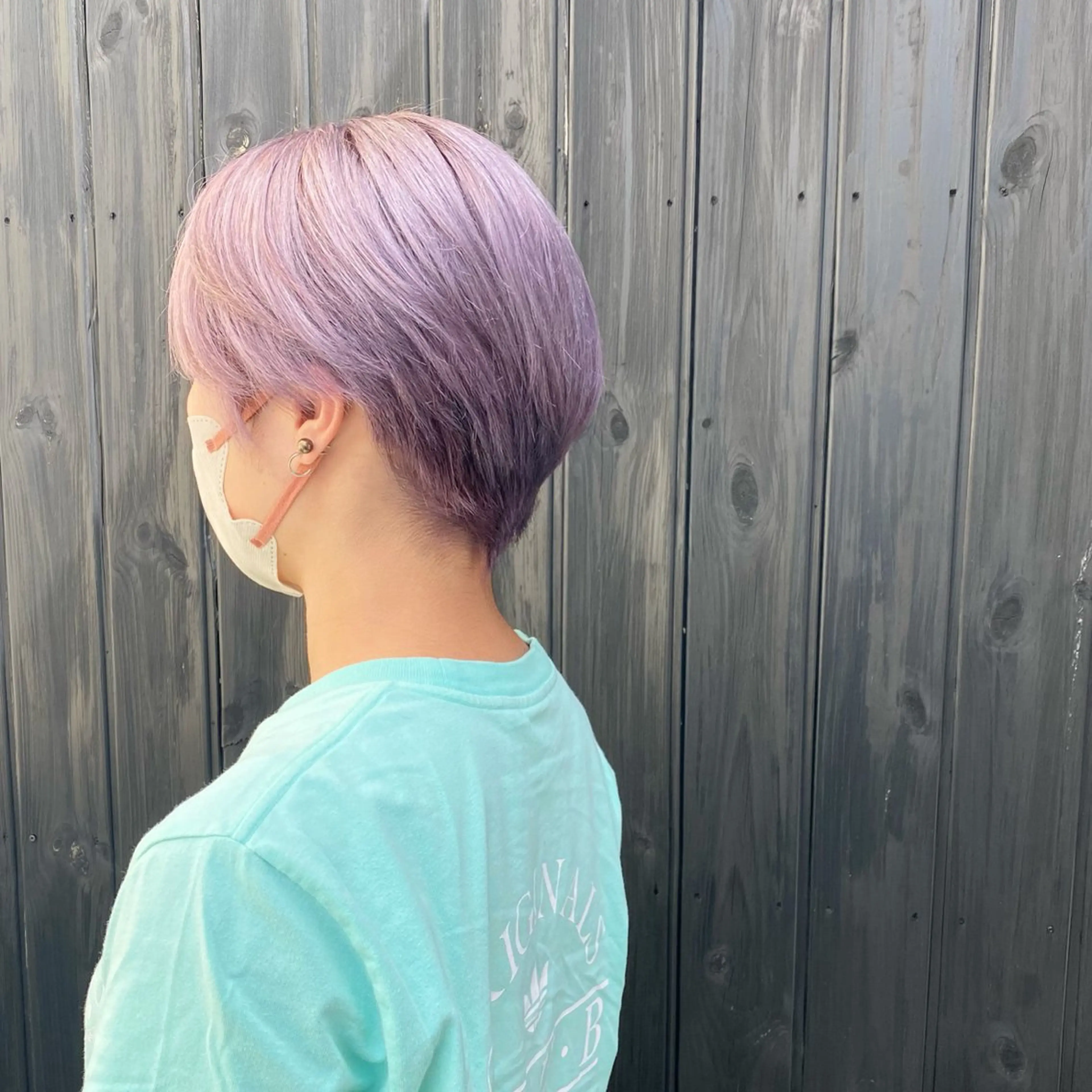 ショート カラー ヘアカラー アオトソラ いしざかのヘアスタイル