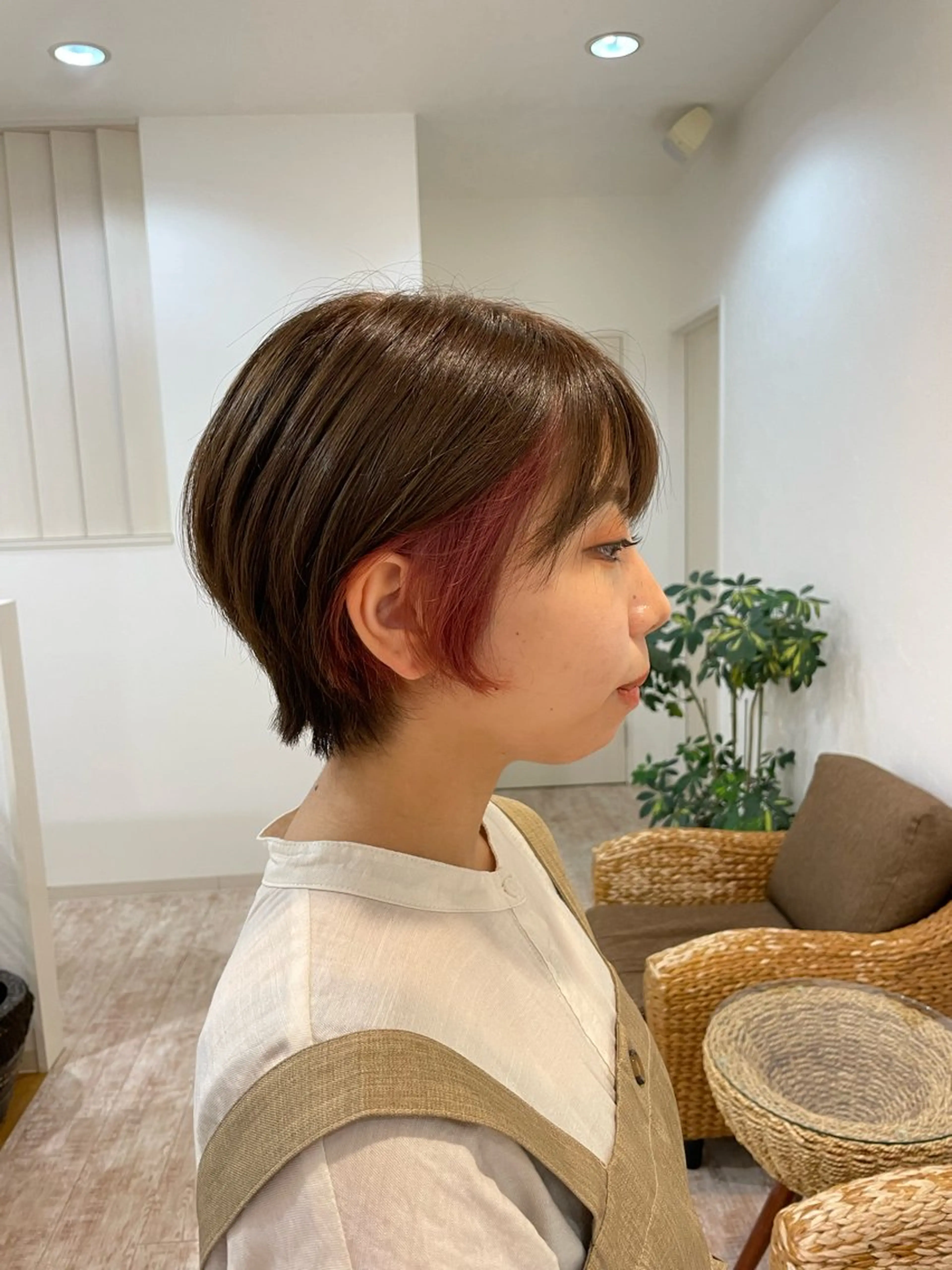 カラー ボブ/艶髪 soleilrukaのヘアスタイル