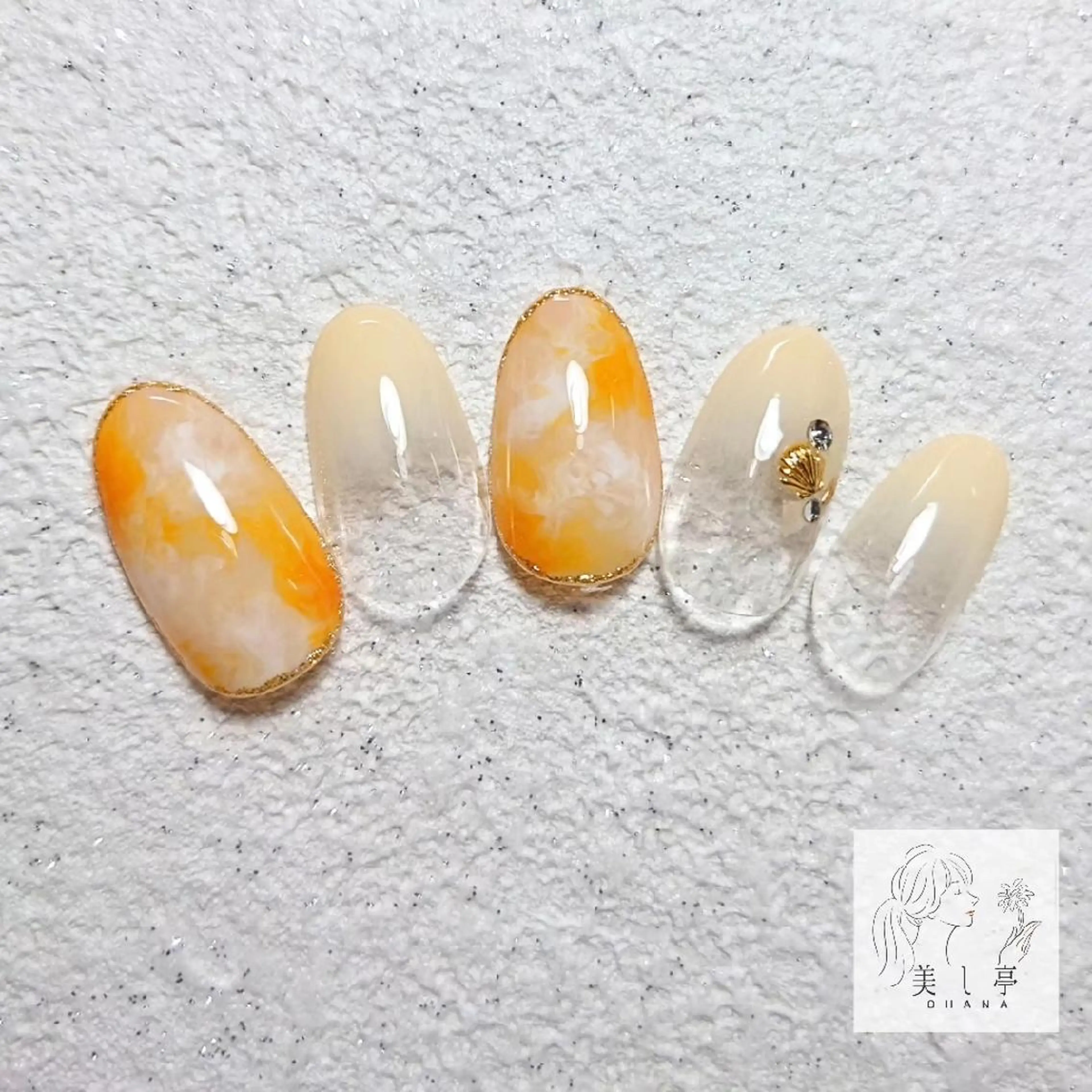 ネイル 美し亭 OHANAのネイルデザイン