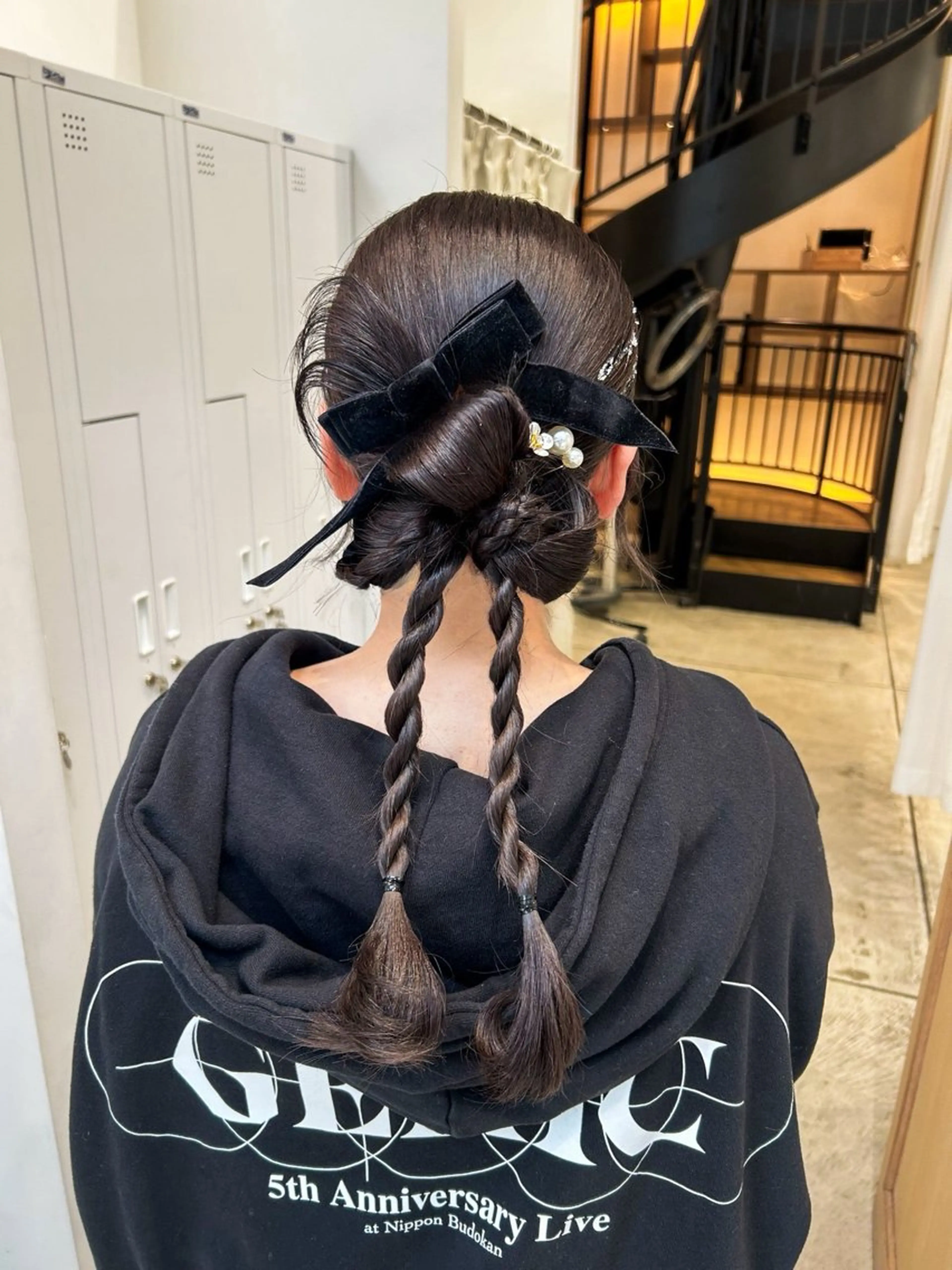 ロング カラー ヘアアレンジ ヘアセット yuka .のヘアスタイル