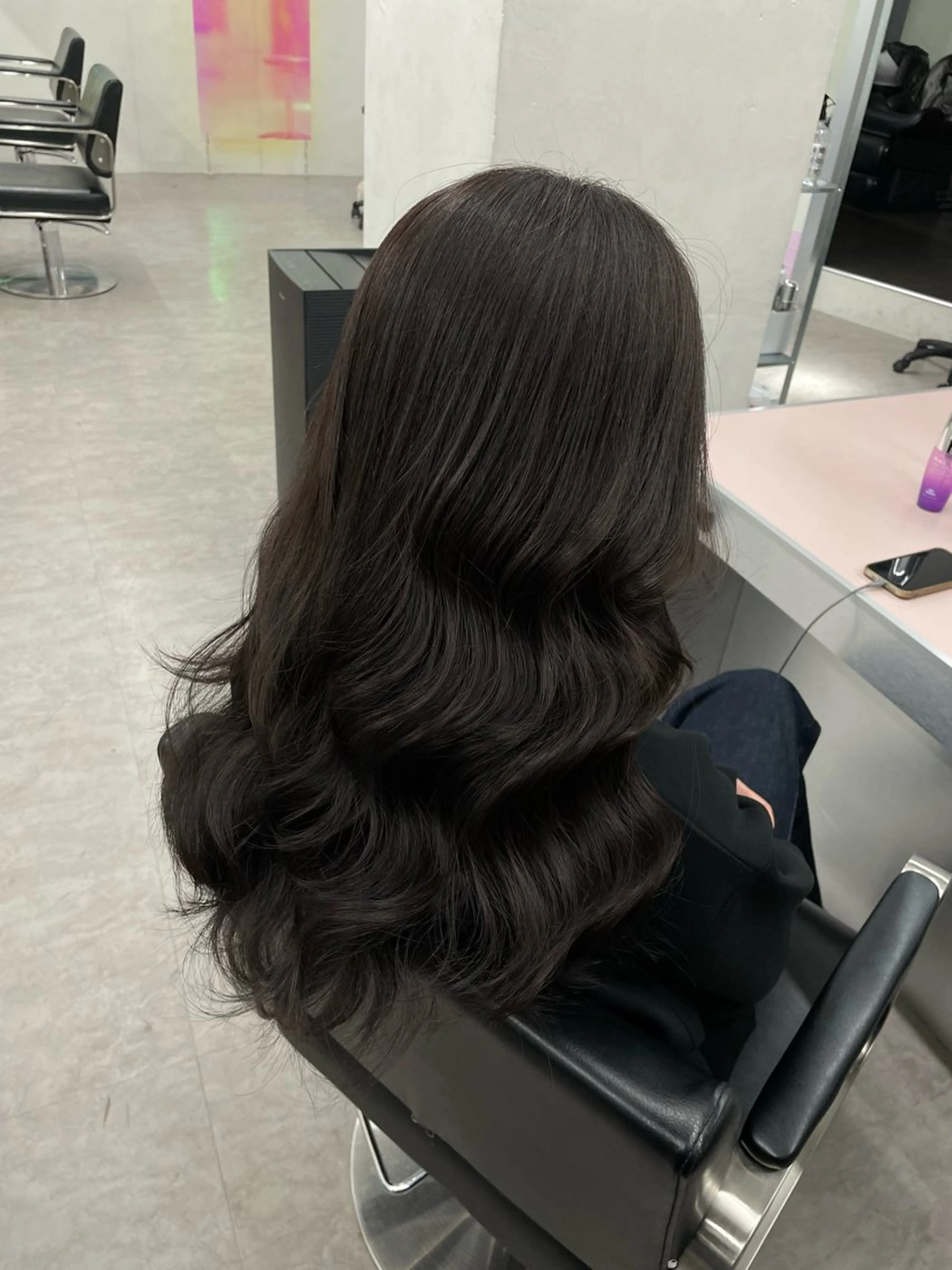 ロング 奥野碧🌈艶髪 /ダメージレスカラーのヘアスタイル