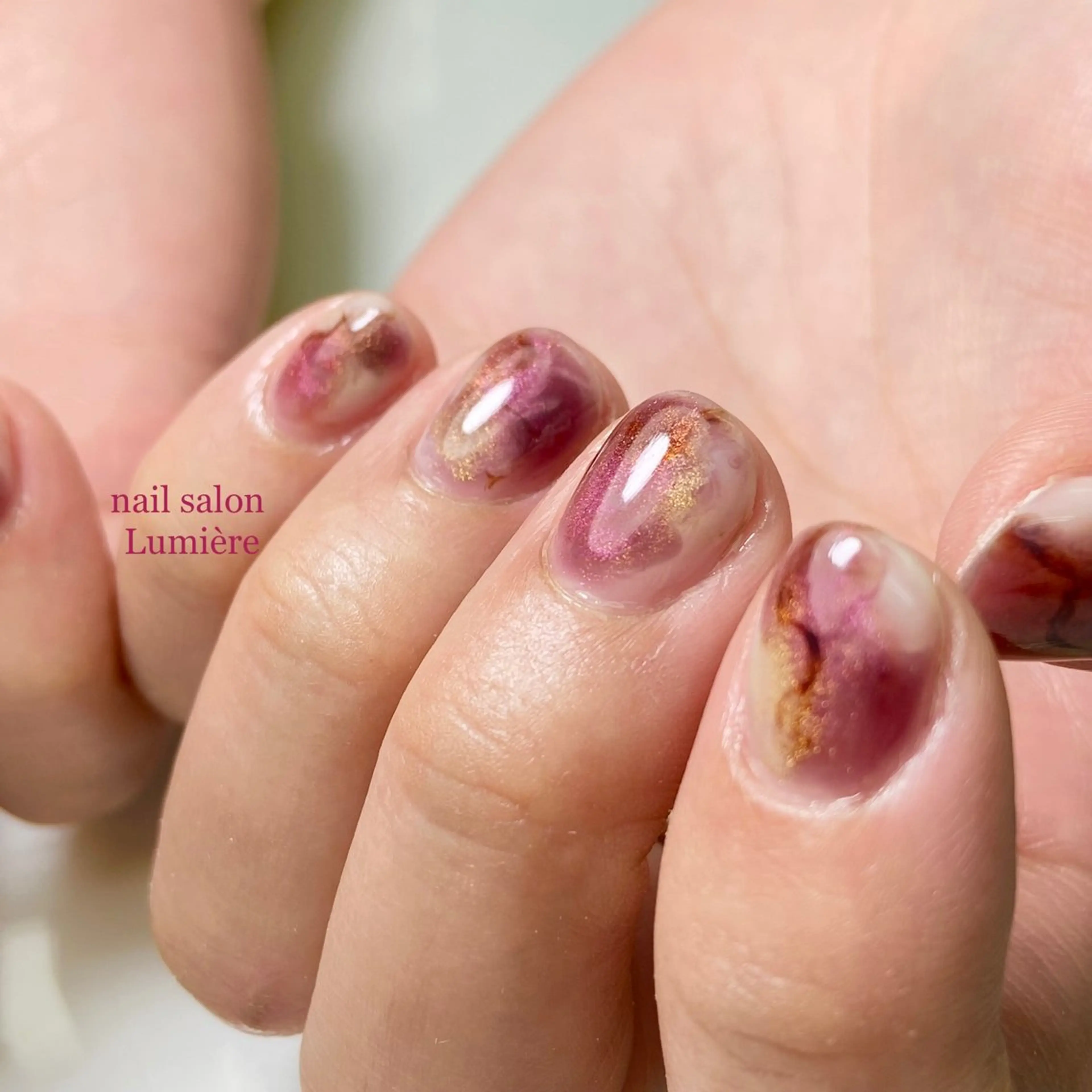 ネイル ハンドネイル nail salon Lumièreのネイルデザイン