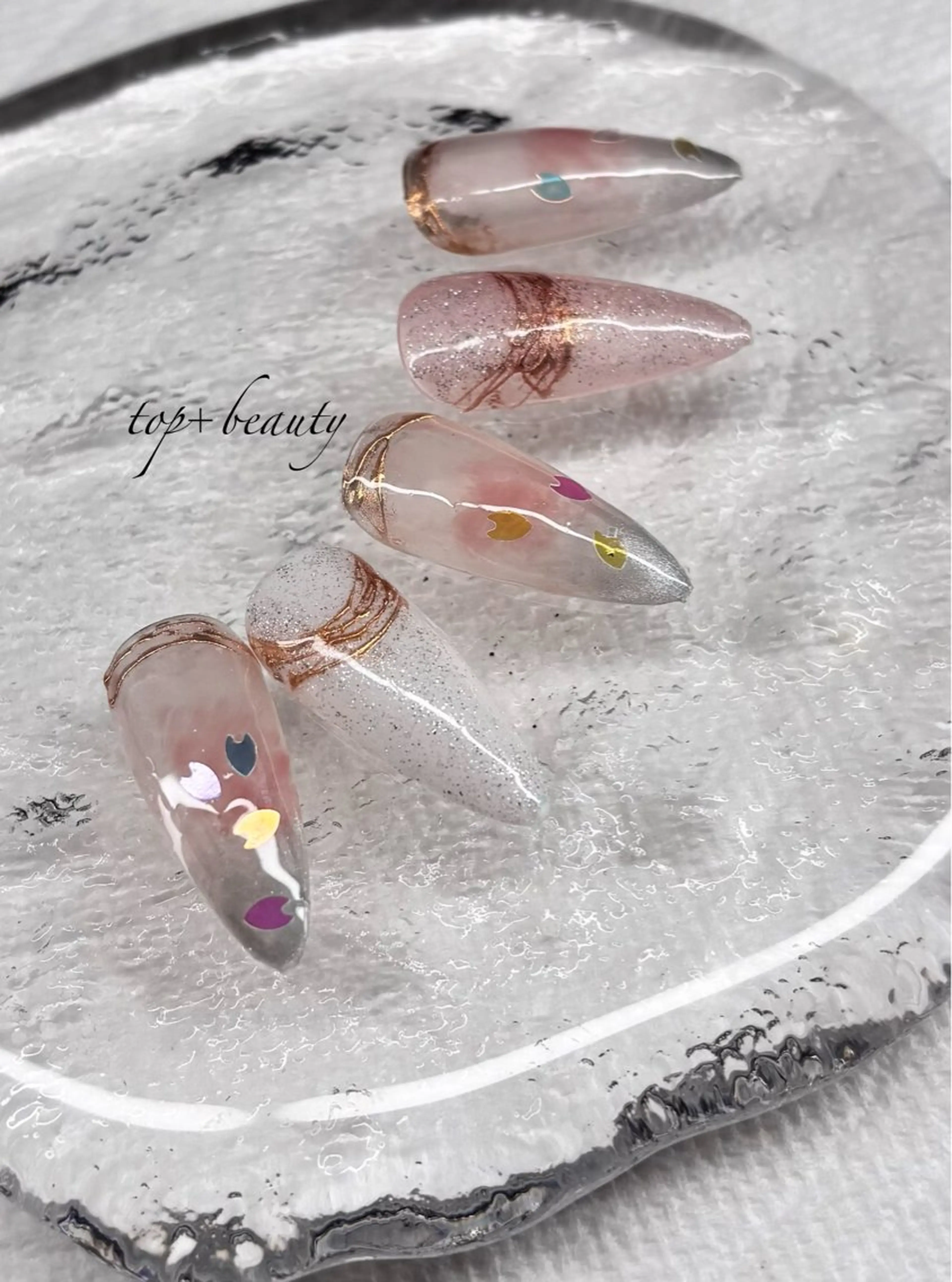 ネイル 桜ネイル T + B ❇︎ ayuのネイルデザイン
