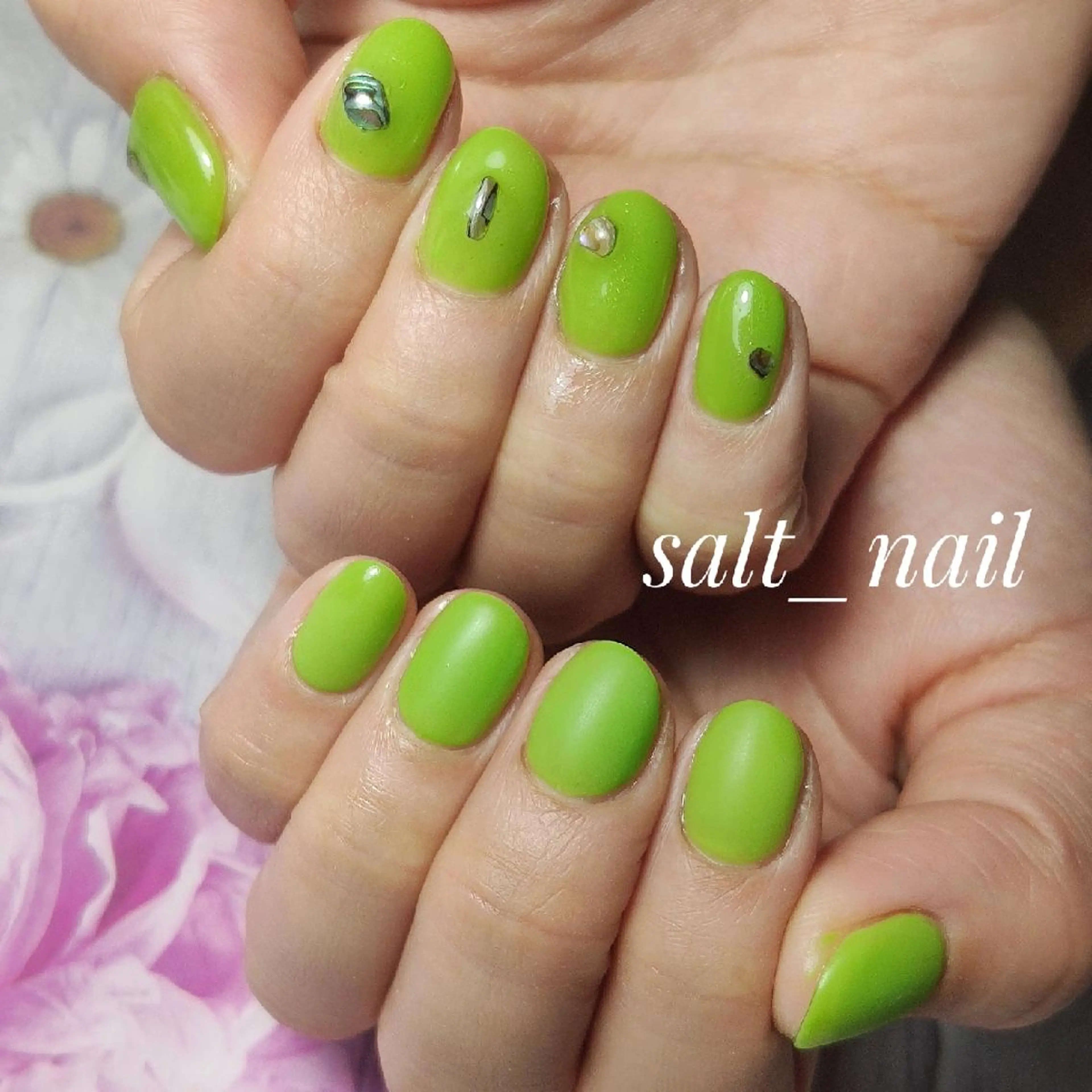 ネイル マットネイル フットネイル 個人サロン saltnailのネイルデザイン