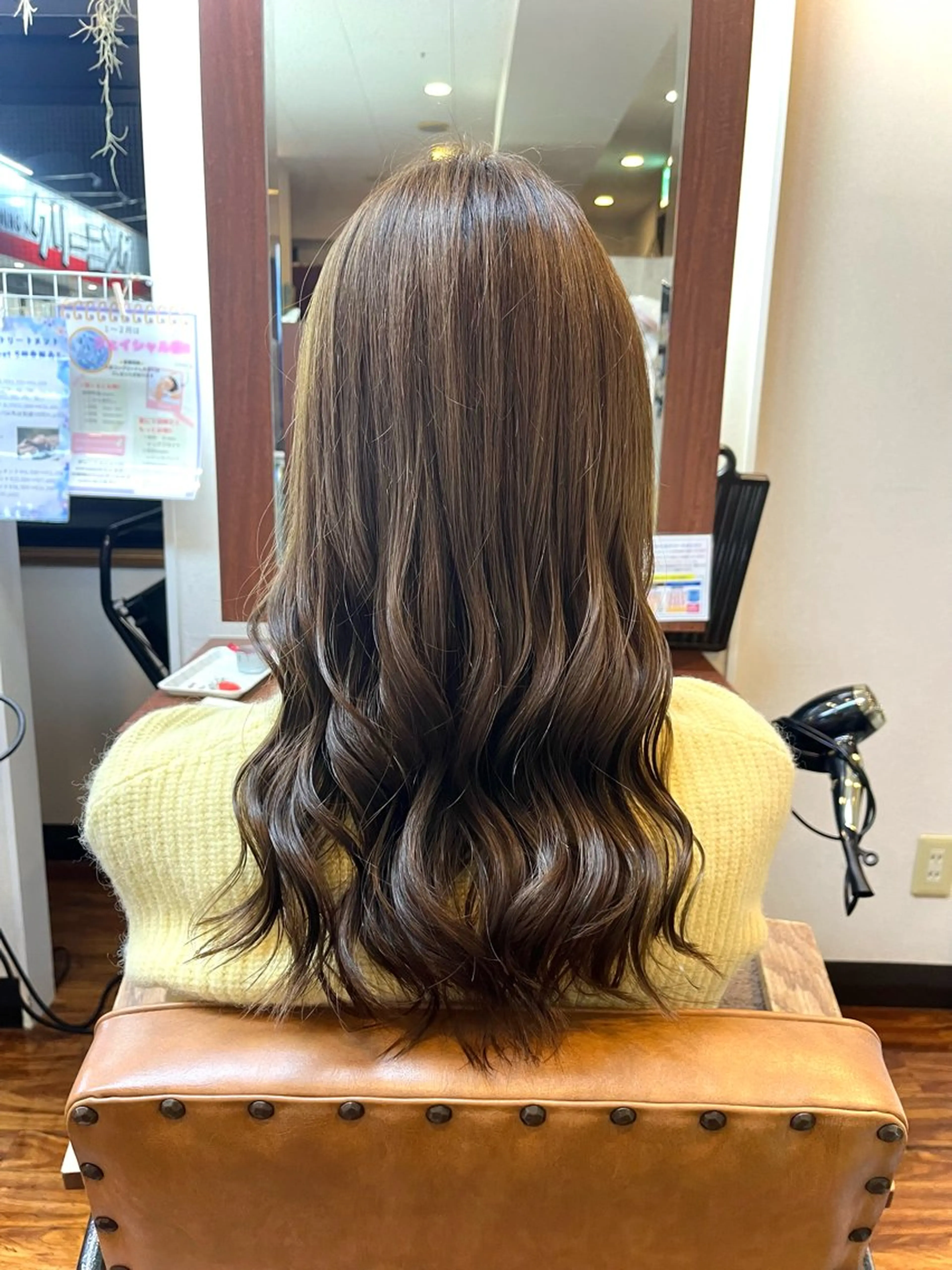 ロング 富田 響のヘアスタイル