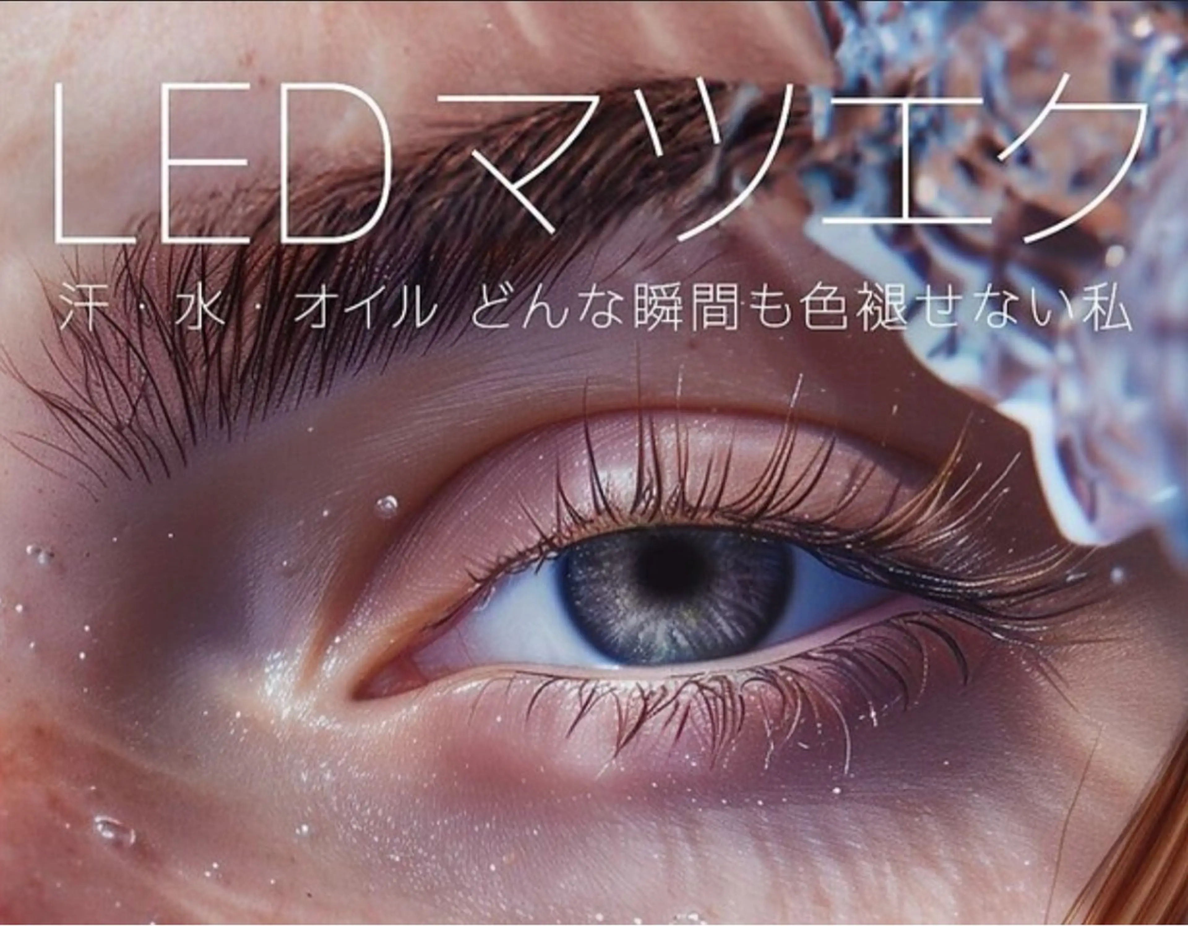 《圧倒的持続力》雨にも汗にも強い!最新LEDフラットラッシュ80本の写真