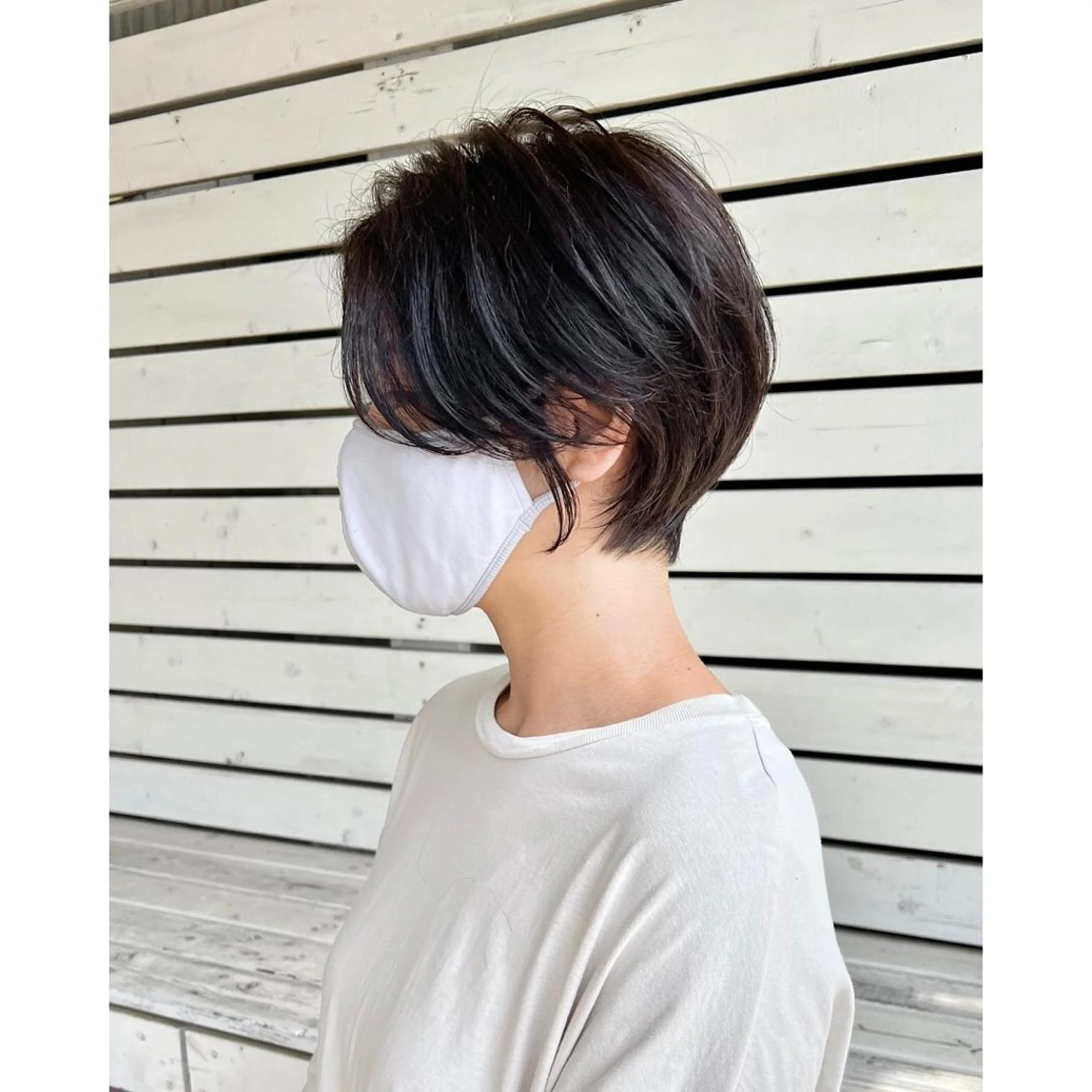 ショート 茅ヶ崎/ショートボブ /ハイトーン/片野のヘアスタイル