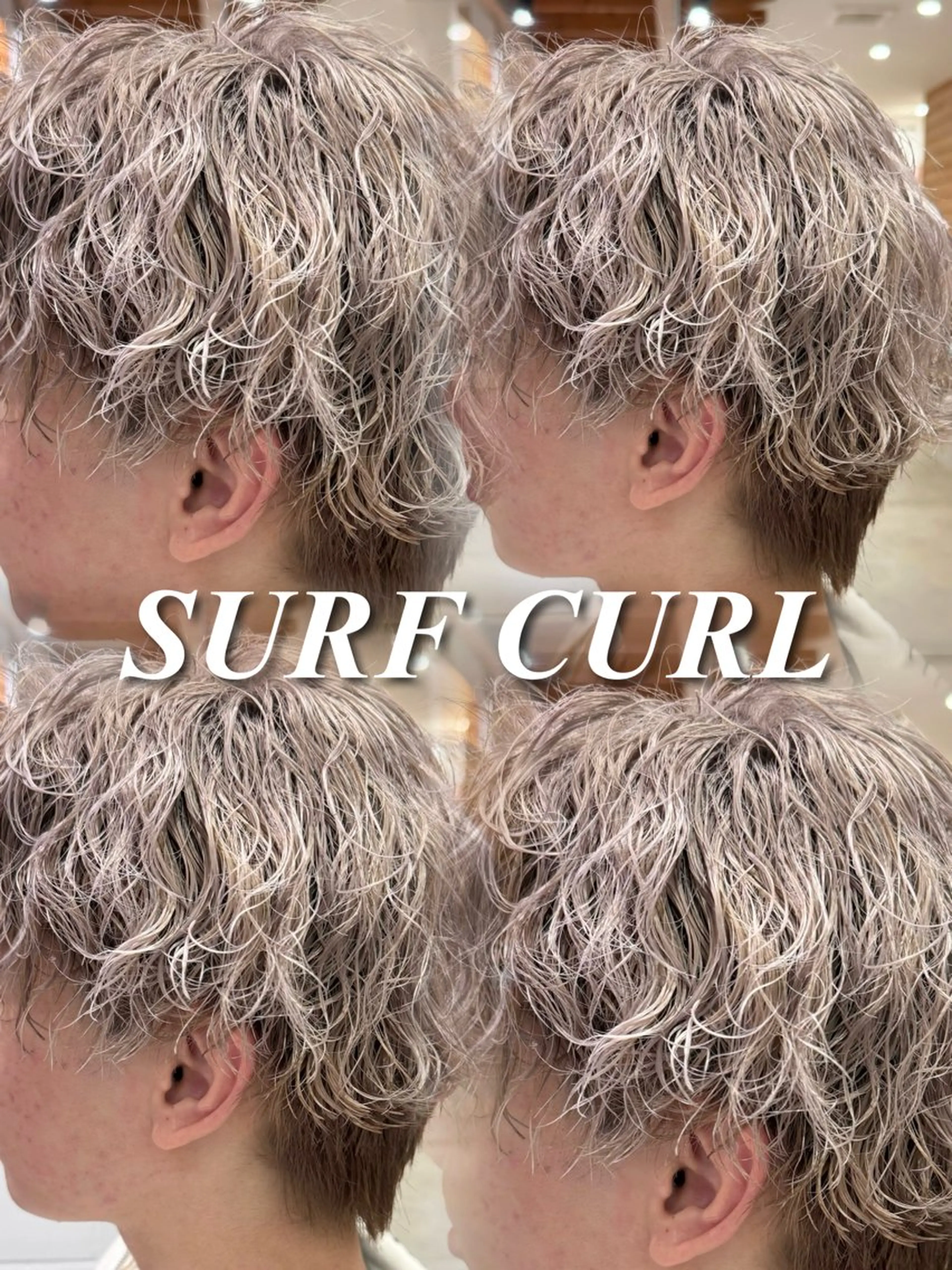 ミディアム パーマ メンズ カット パーマ カウンセリング重視 🥥國谷俊介🥥のヘアスタイル