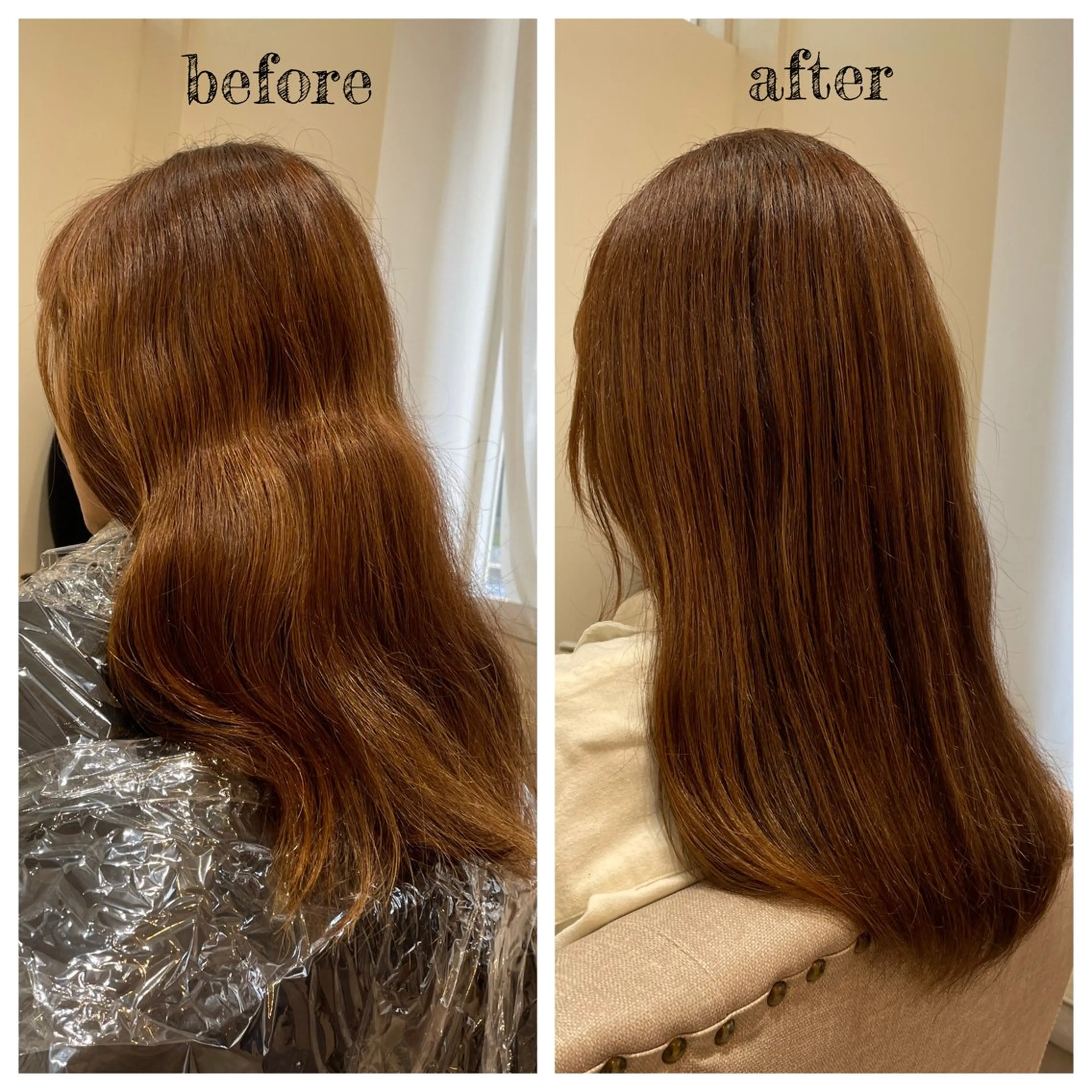 セミロング カラー ヘアカラー PutiLuca 浅川のヘアスタイル