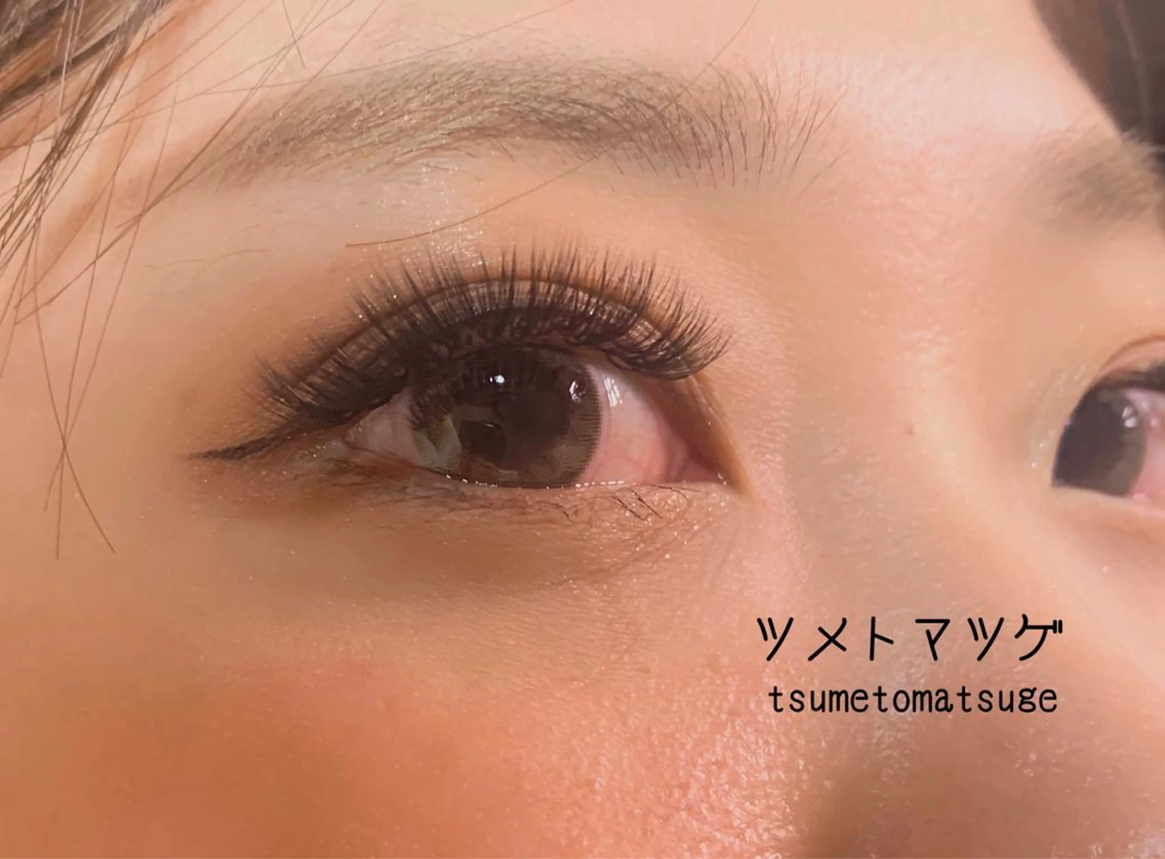 ミディアム マツエク・マツパ マツエク ツメトマツゲ .のネイルデザイン