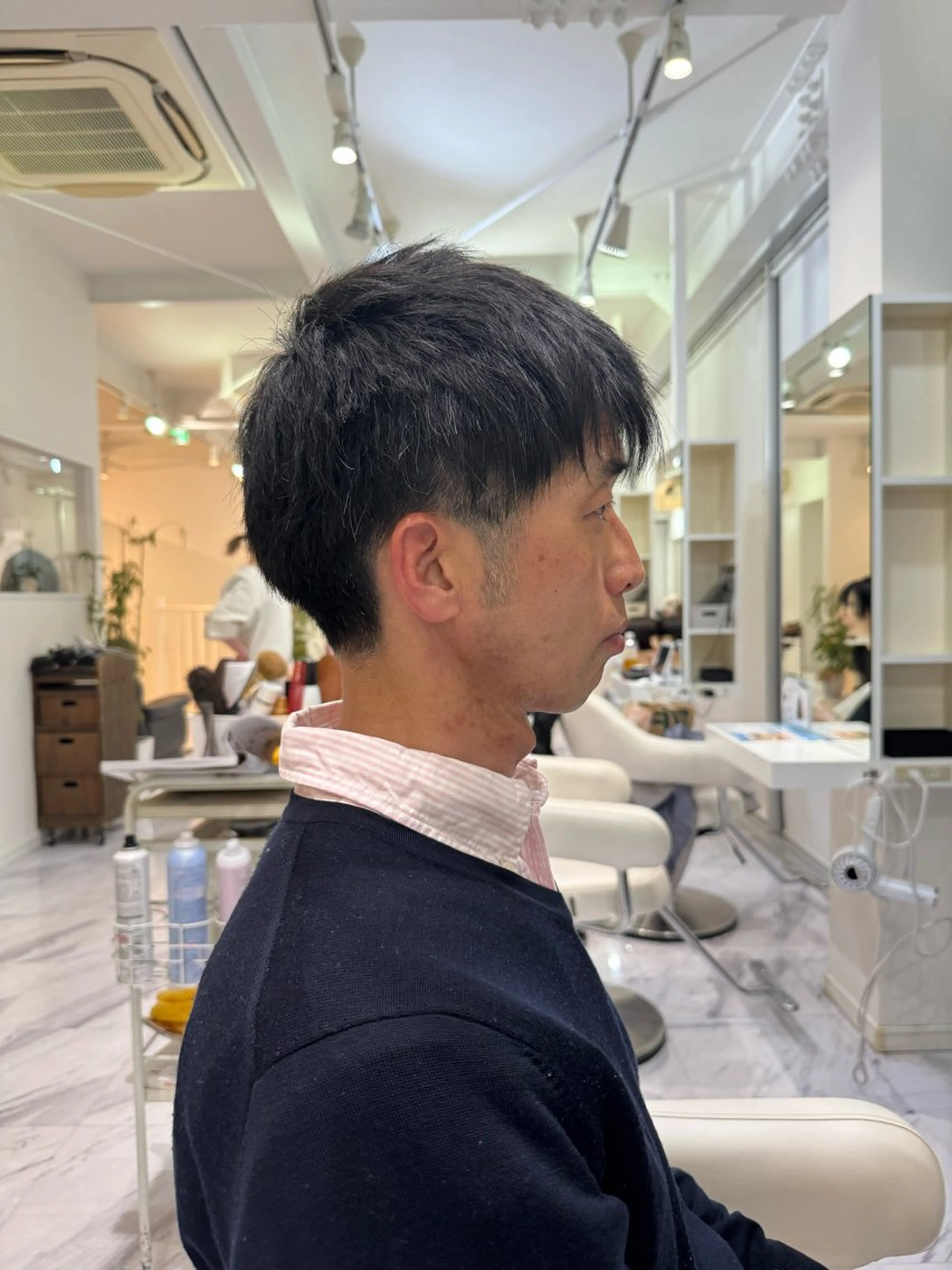 メンズ 新美 恵里子のヘアスタイル