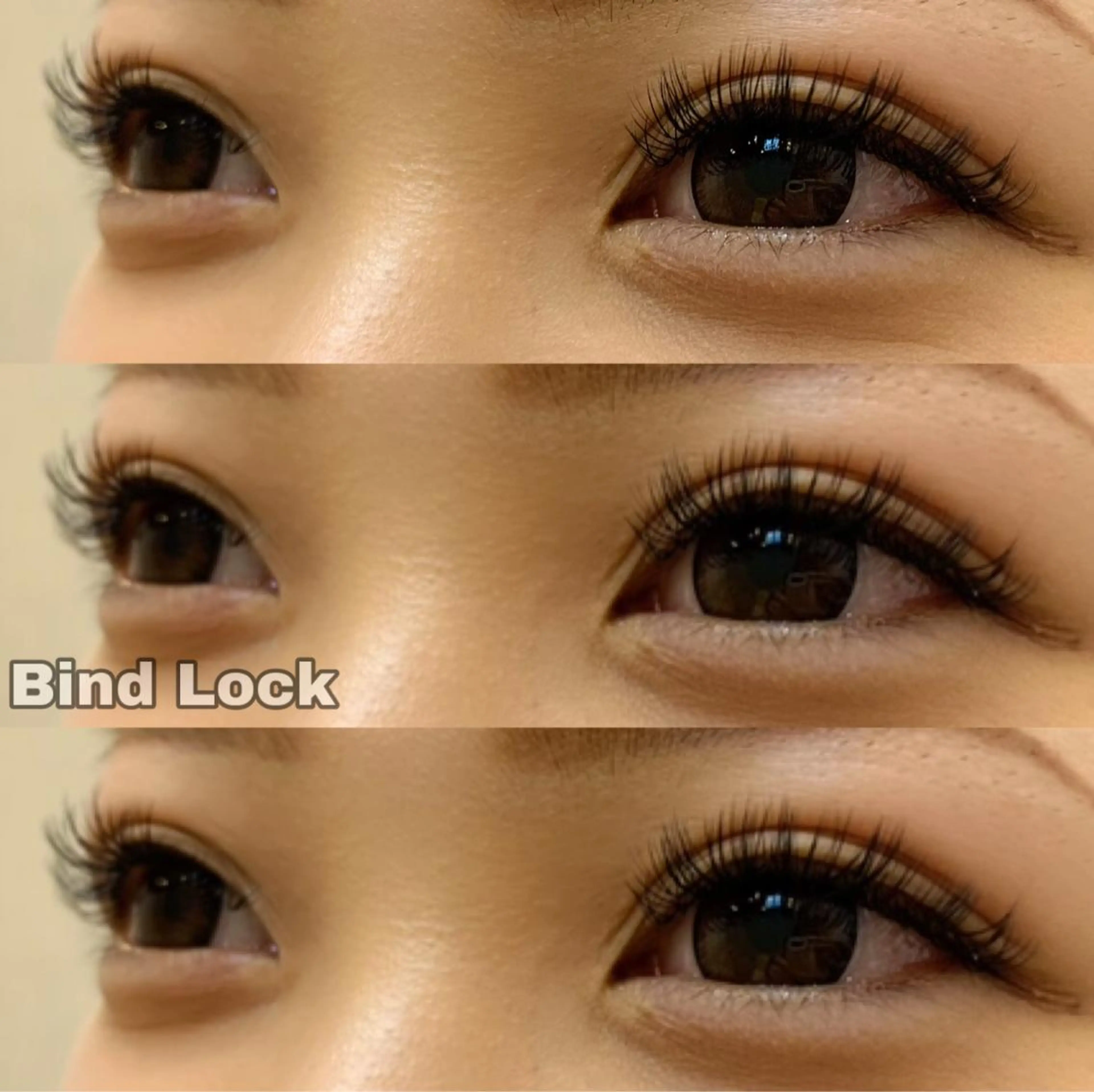 マツエク・マツパ バインドロック EYELA甲府昭和 hiraiのマツエク・マツパデザイン