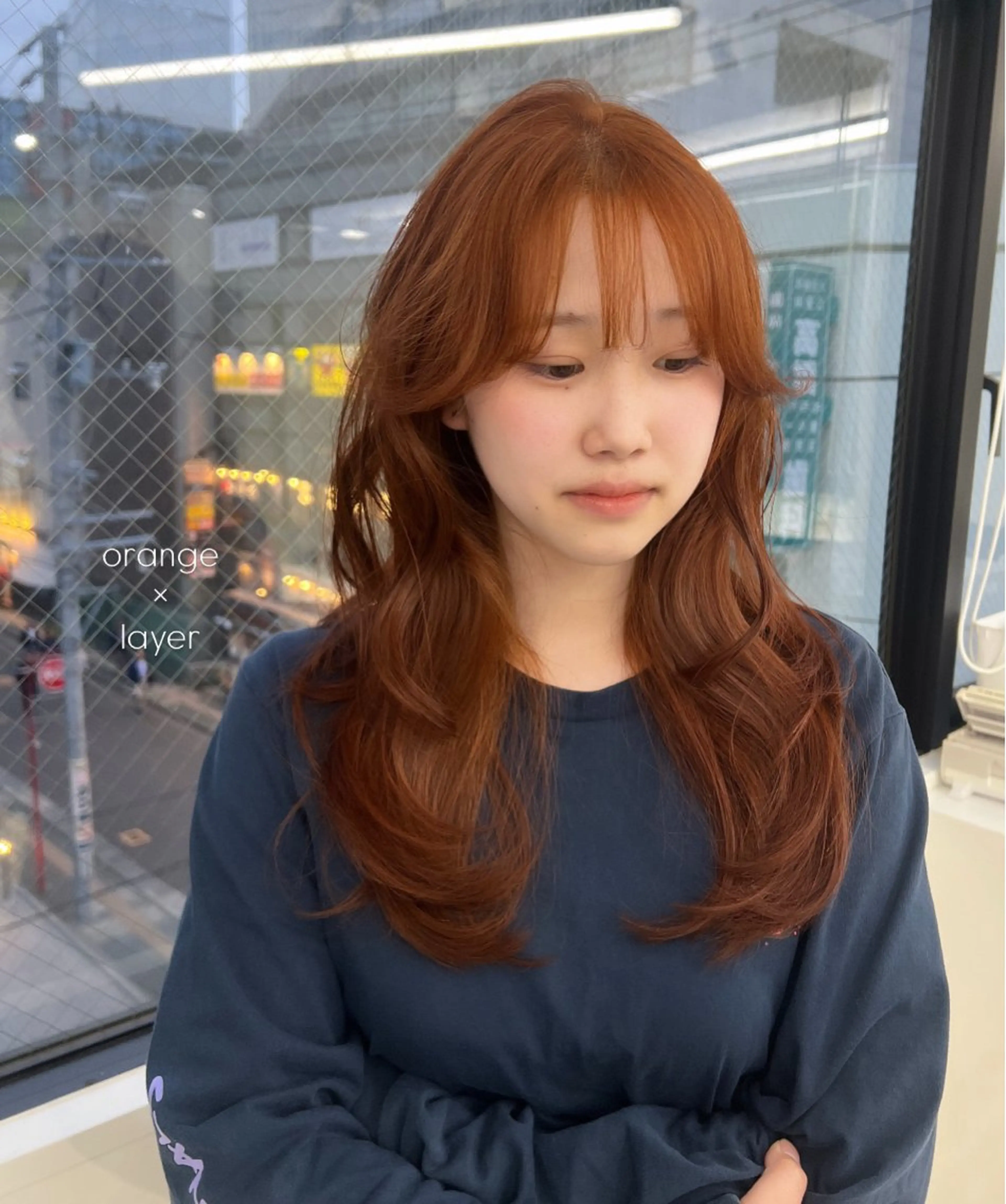 ロング カット ヘアカラー 透明感ベージュ 🎀Sayaka🎀のヘアスタイル