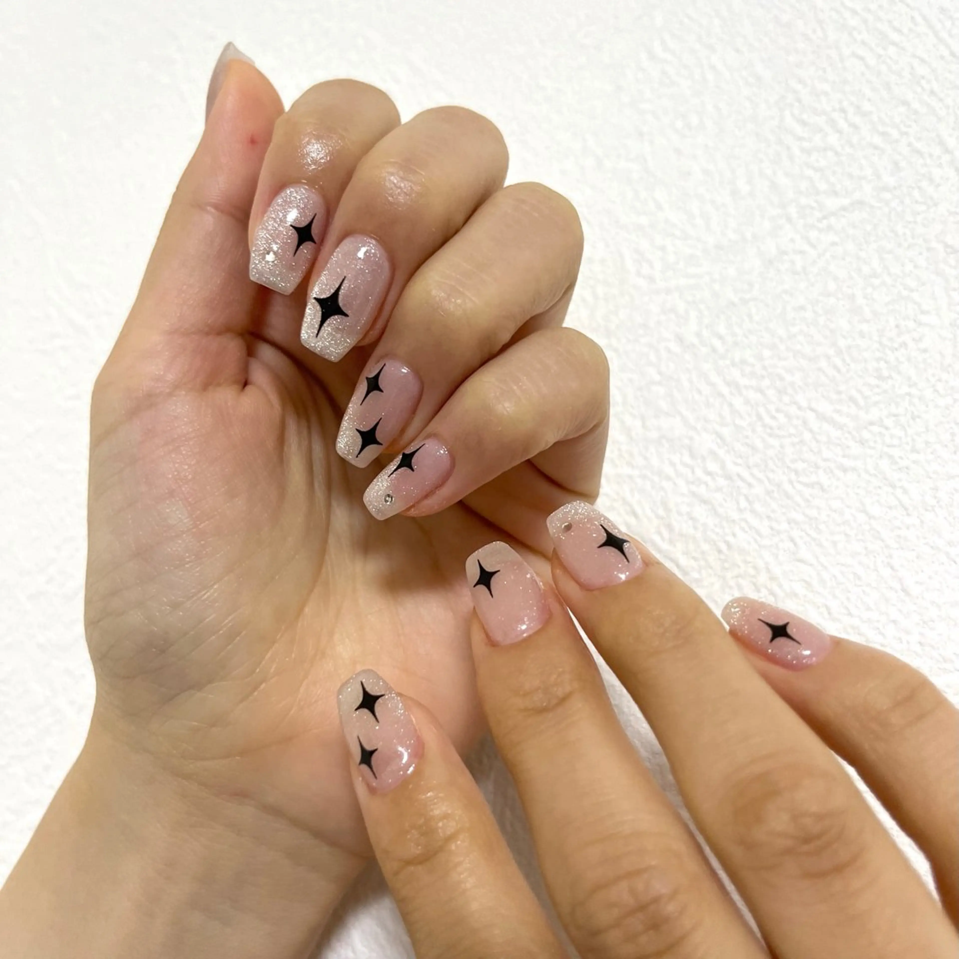 ネイル キラキラネイル マグネットネイル NANA NAILのネイルデザイン