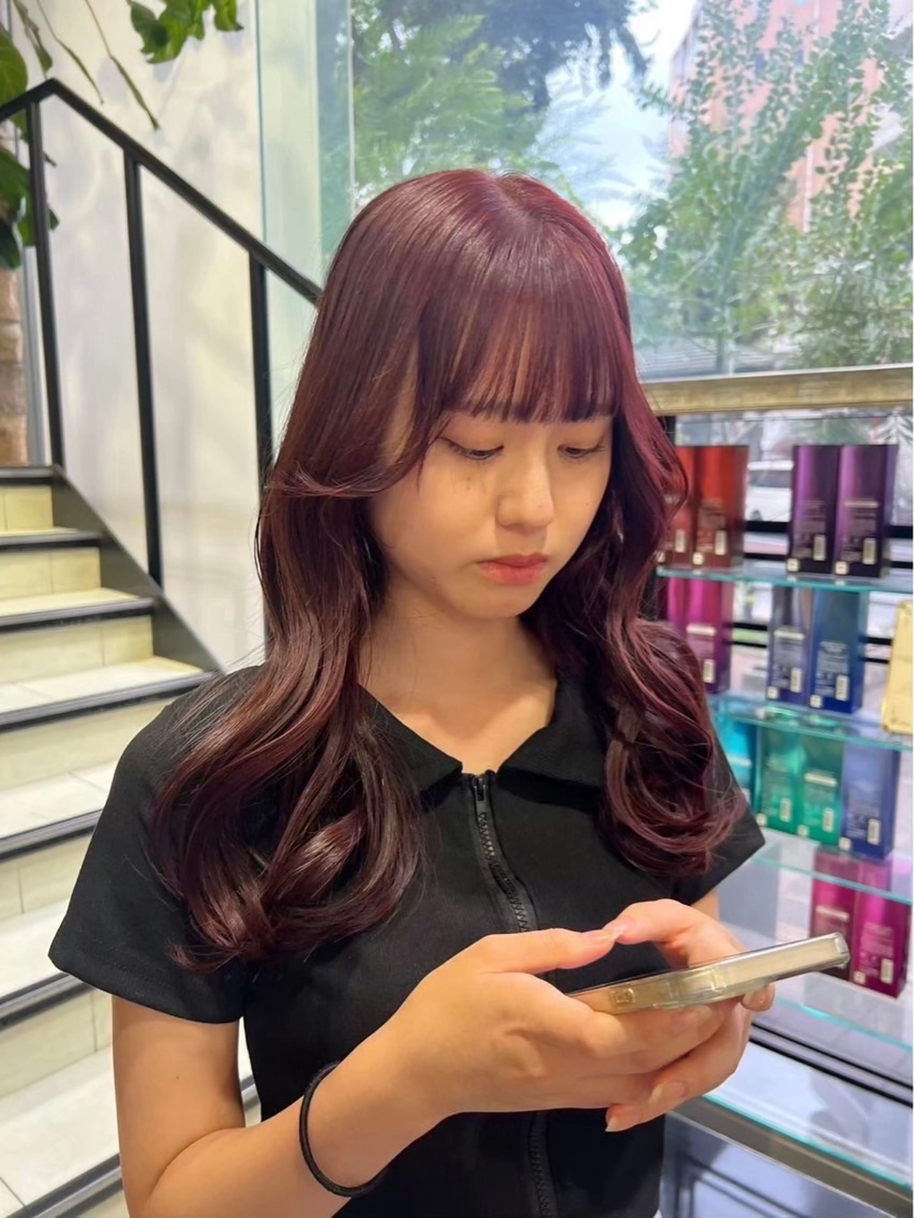 カラー カット ヘアカラー トリートメント デザインカラー/ eye/栞のヘアスタイル