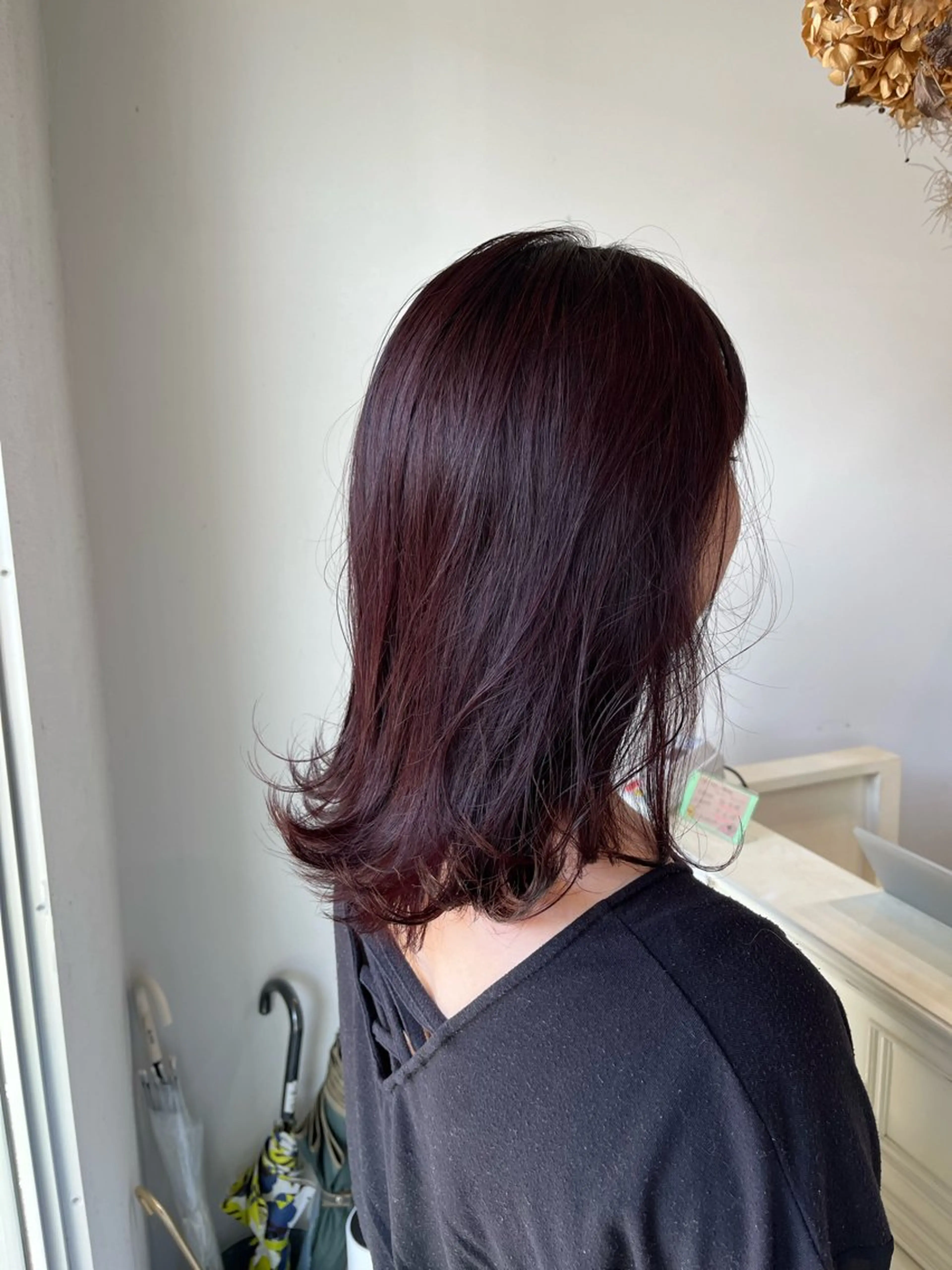 ミディアム カラー JUNTA 梅田茶屋町のヘアスタイル