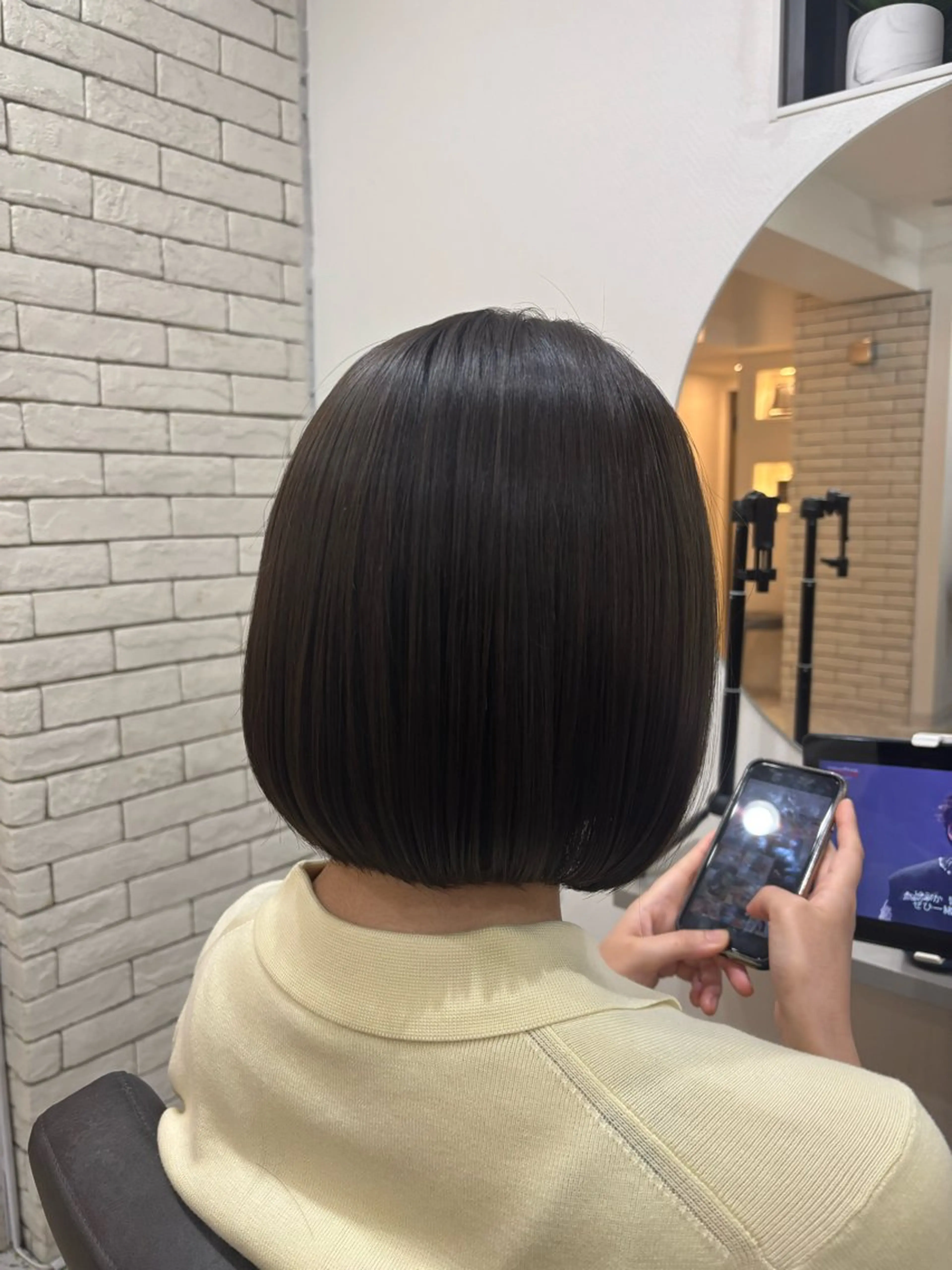 ミディアム memories銀座所属・ボブ/透明感カラー/ 艶髪/azumiのヘアスタイル