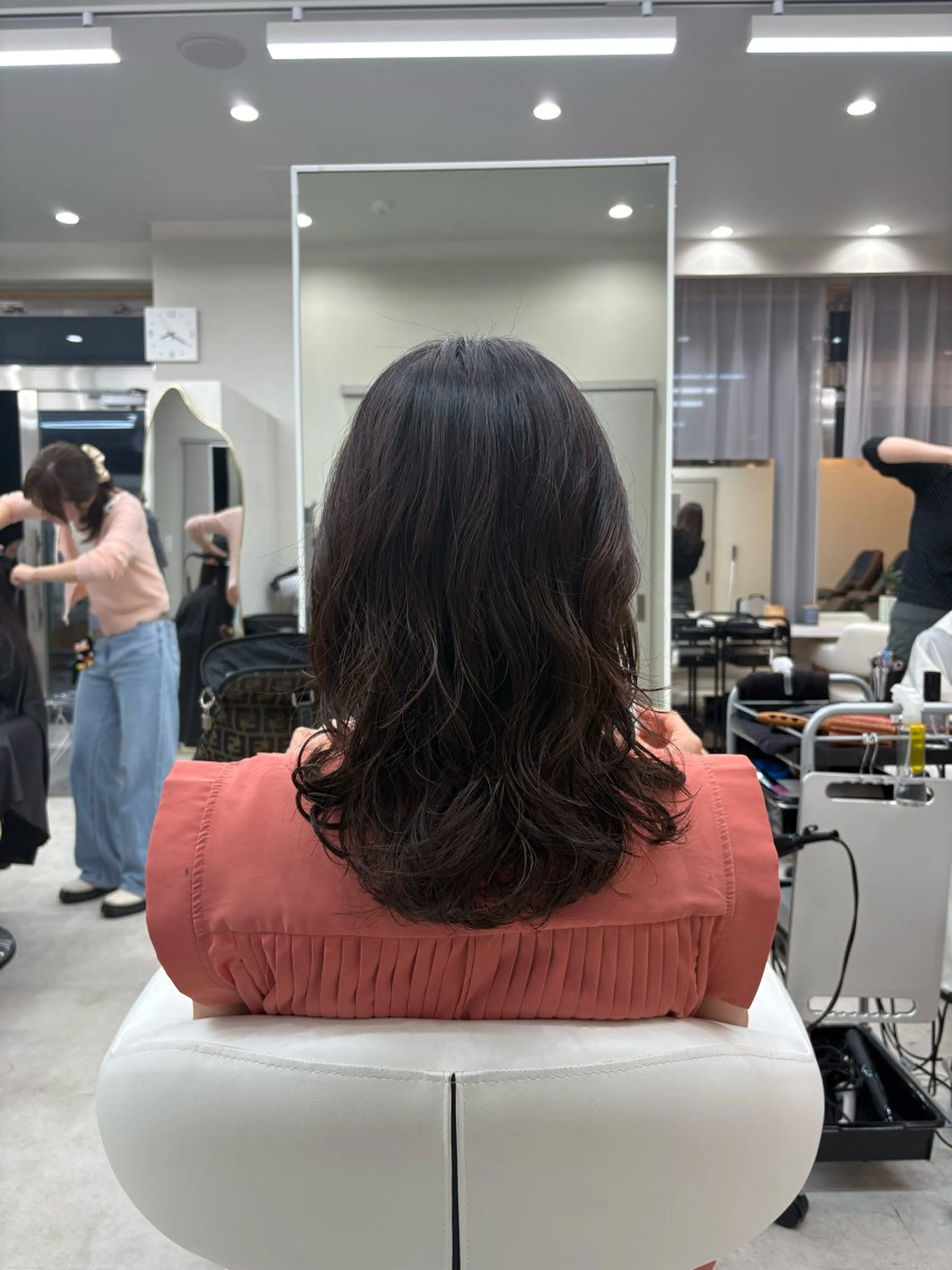 ミディアム パーマ ミディアムパーマ デジタルパーマ manami/ ハッシュレイヤーのヘアスタイル