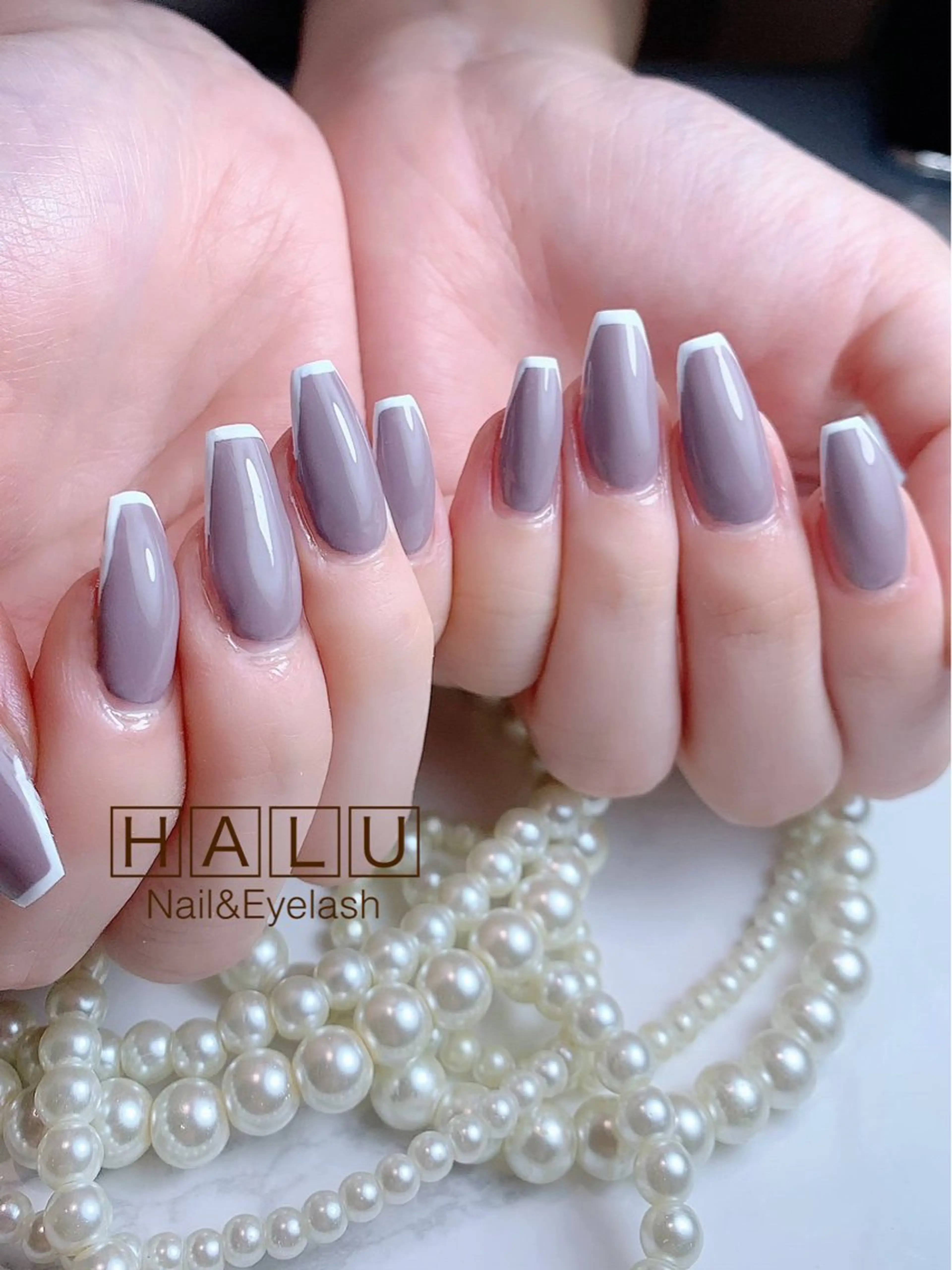 ネイル フレンチネイル HALU ハルのネイルデザイン