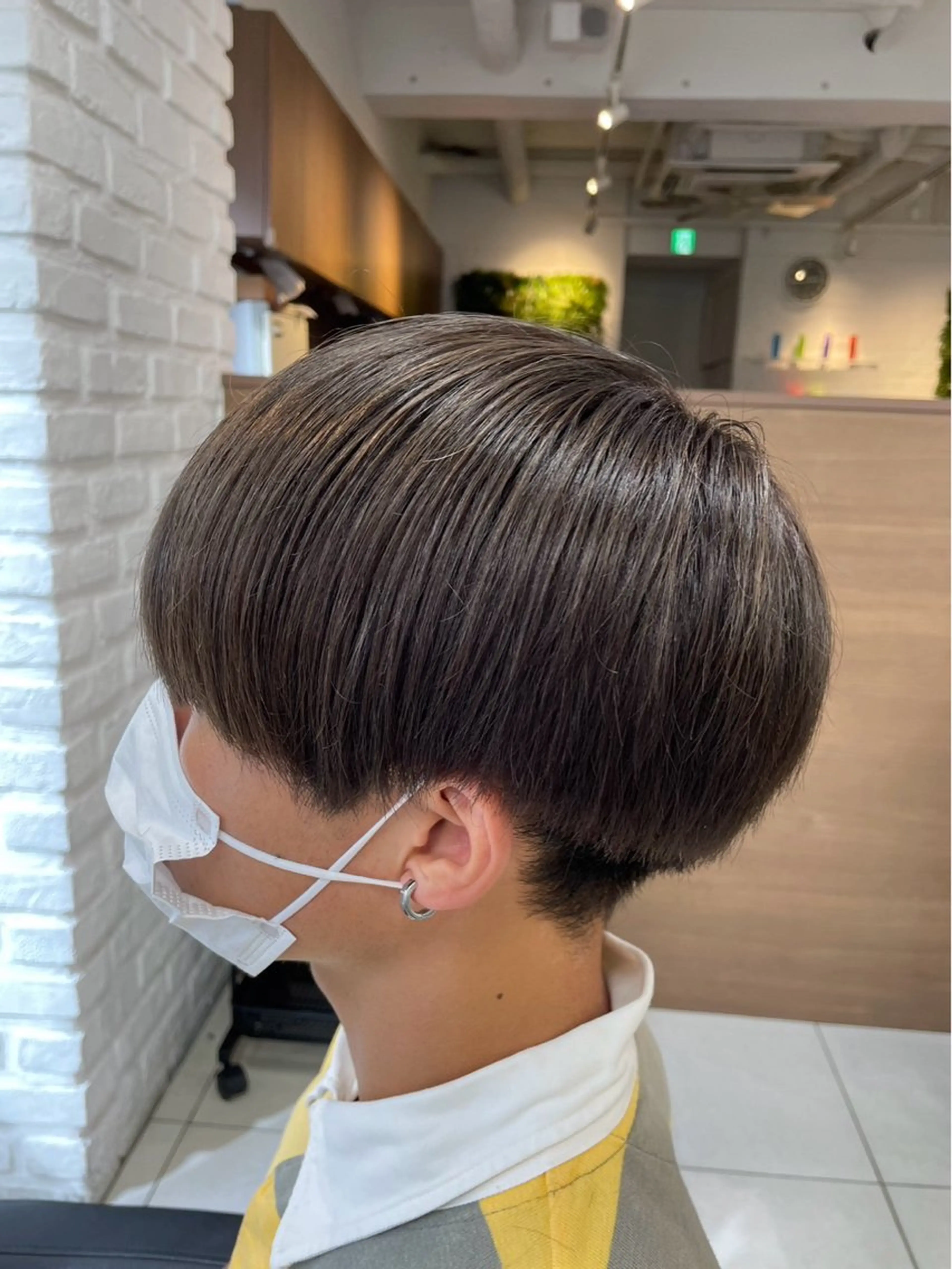 メンズ 【シャドウパーマ センターパート】義心のヘアスタイル