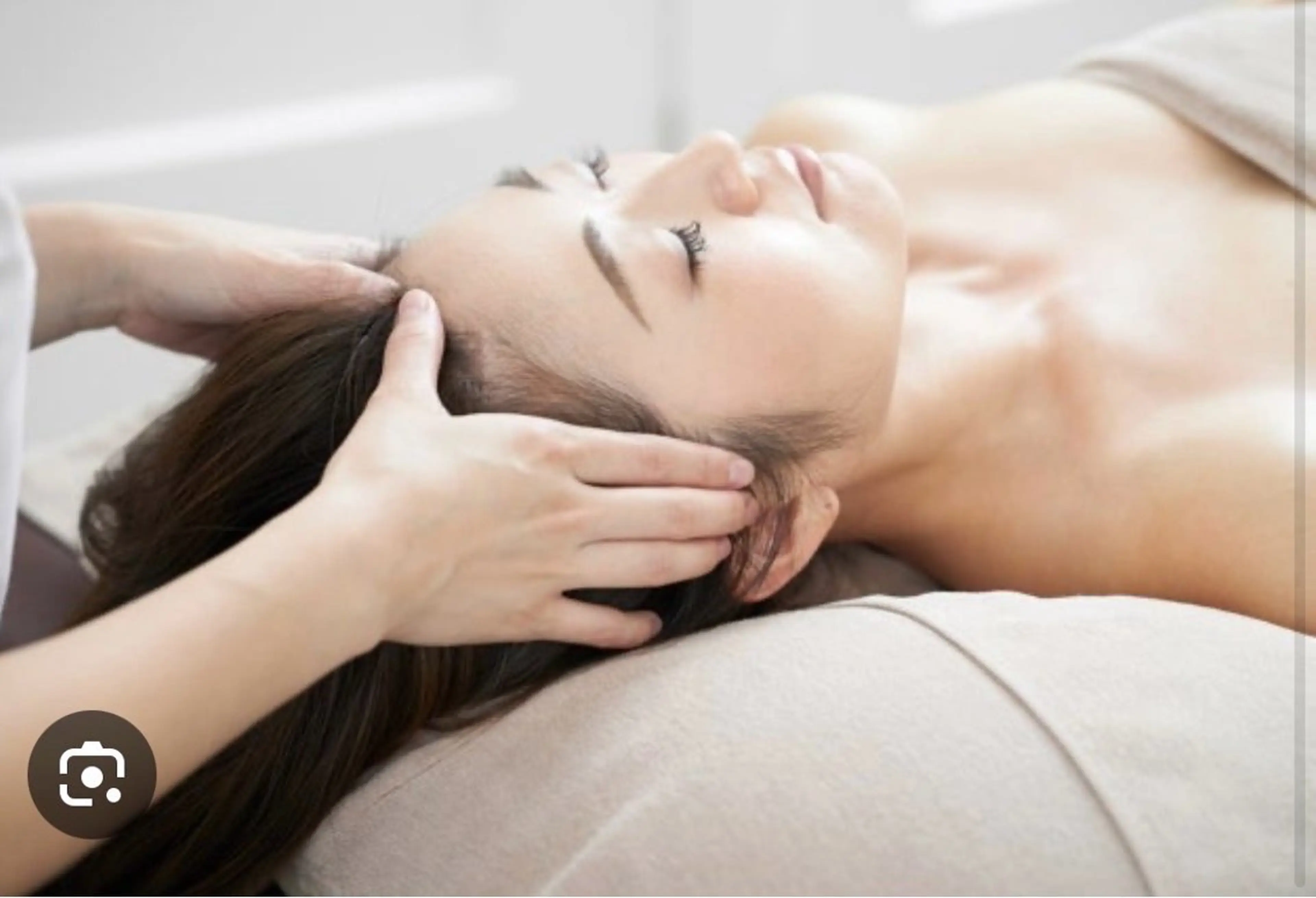 ヘッドマッサージ15分の写真