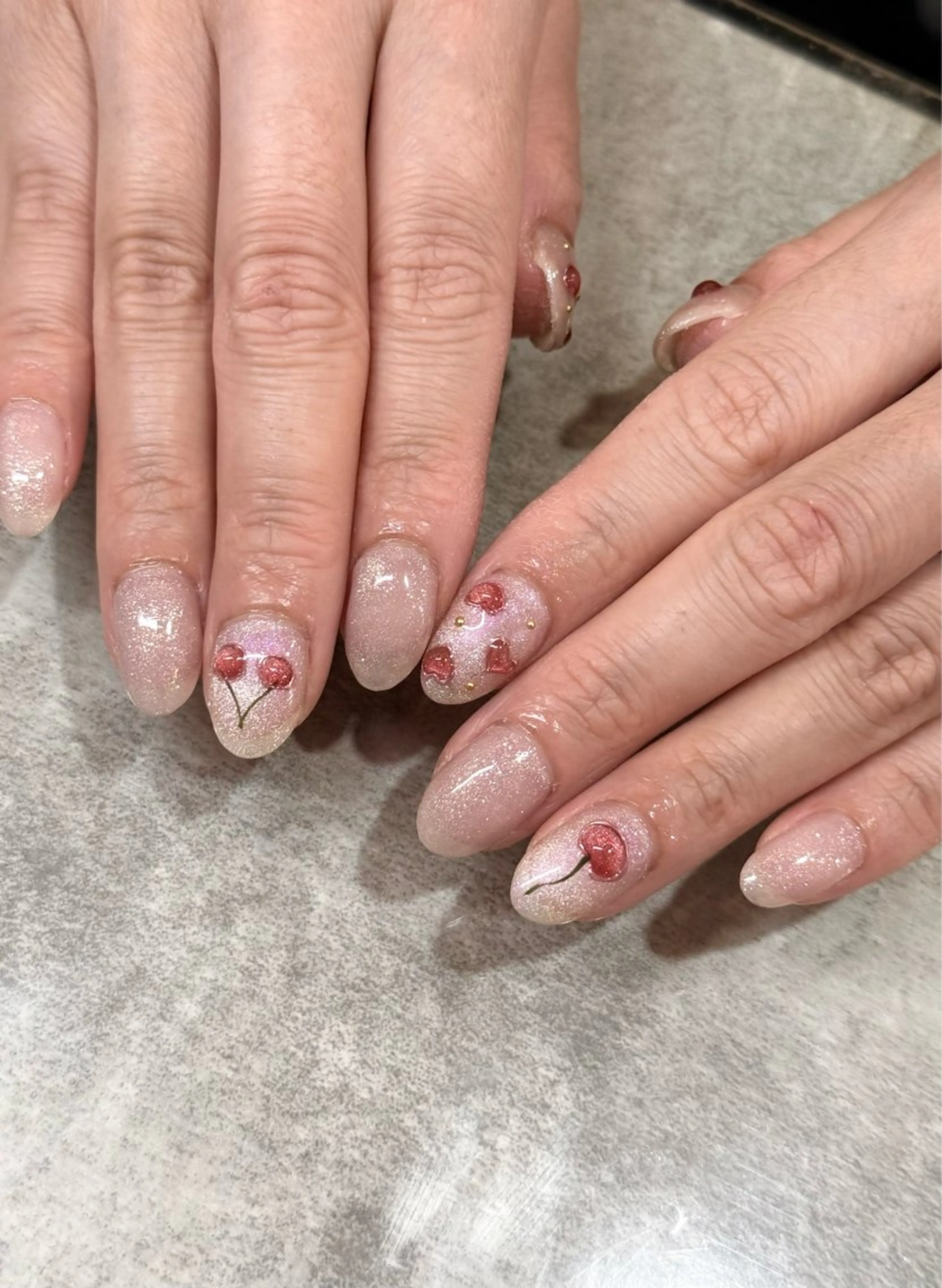 ネイル ハンドネイル tiffin SAKURAのネイルデザイン