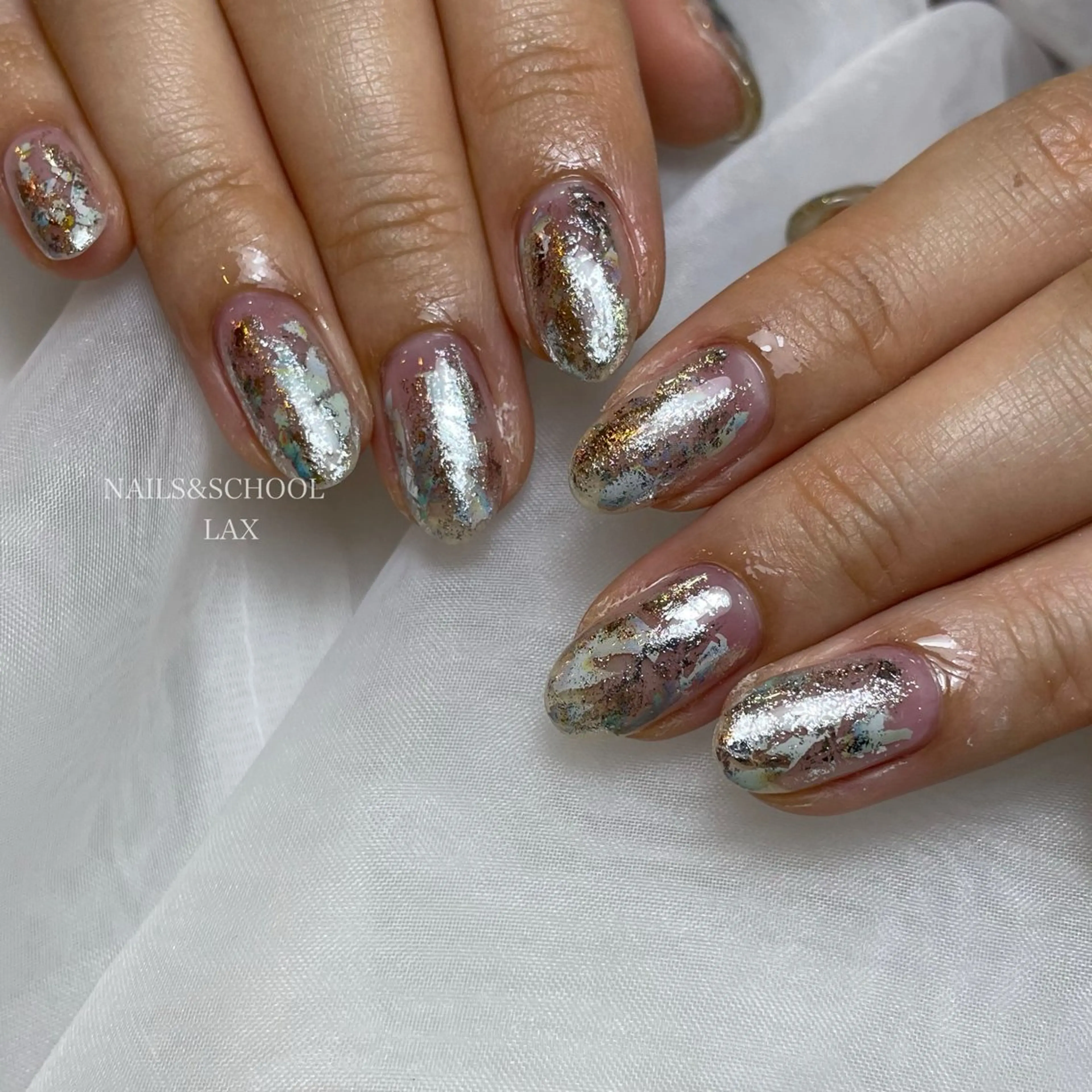 ネイル クリアネイル ニュアンスネイル ハンドネイル LAX元町 MIHOのネイルデザイン