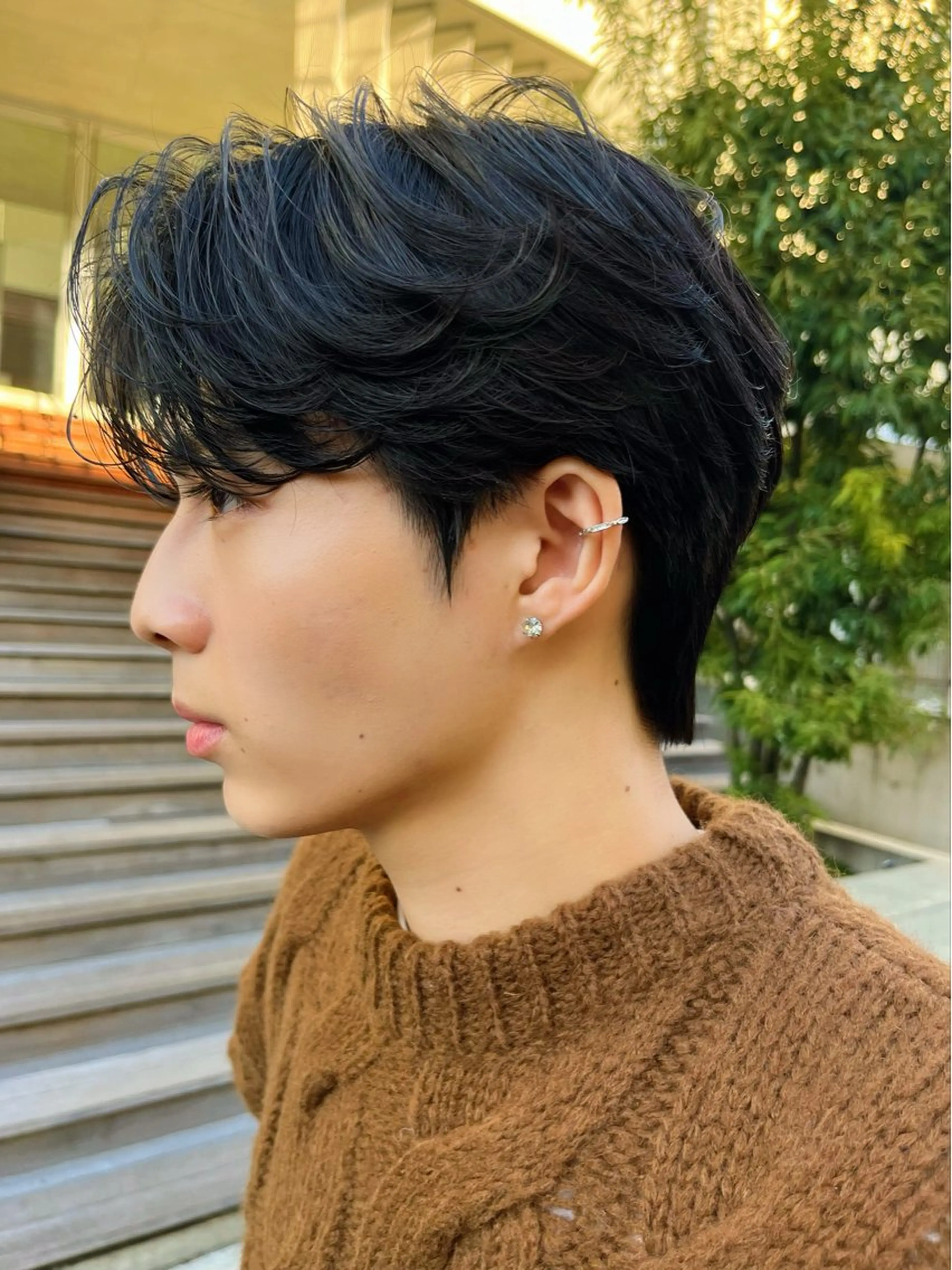 ショート メンズ メンズ🍃ナチュラル 韓国風ヘアRENのヘアスタイル