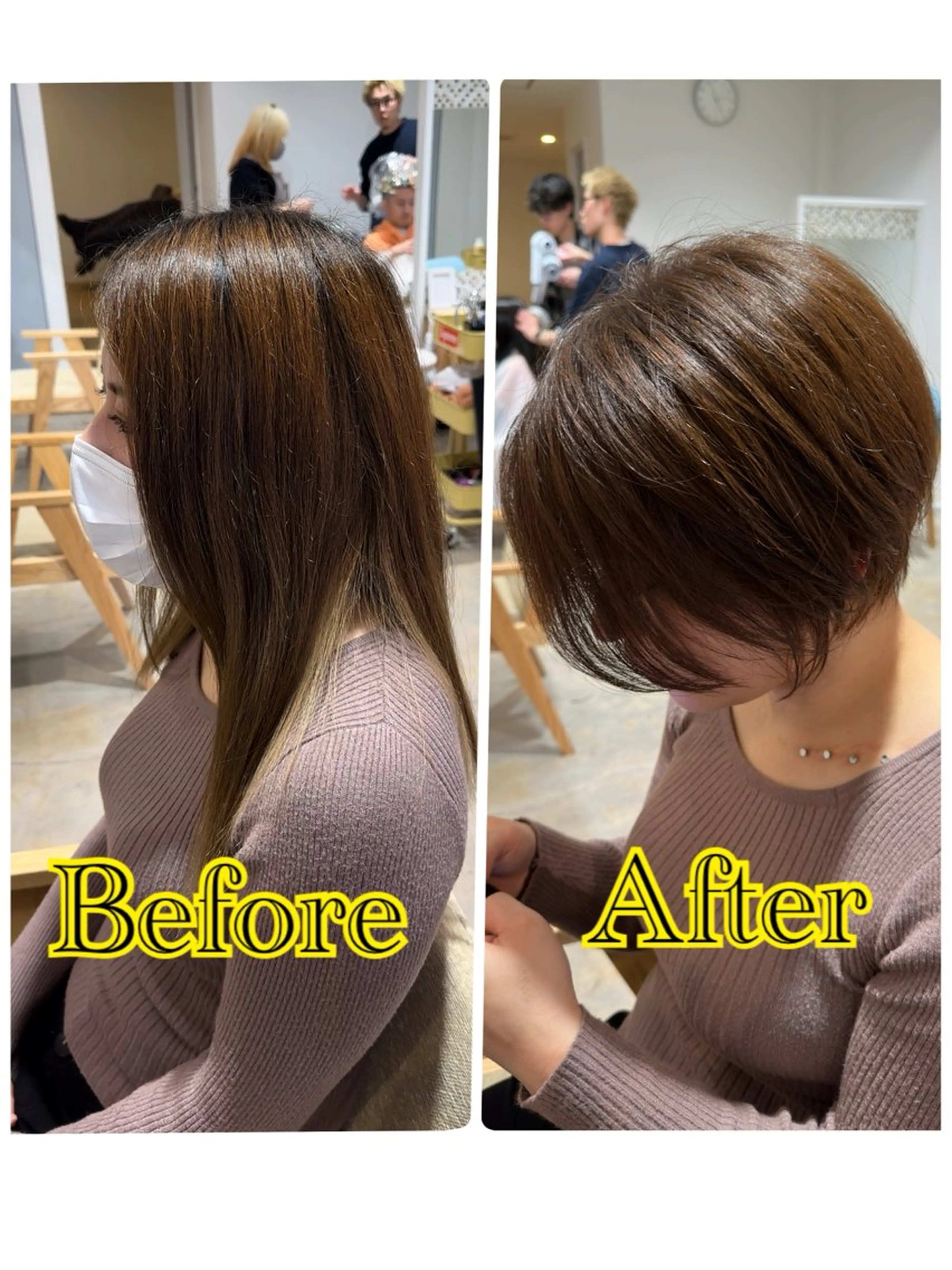 ショート カット ヘアカラー 髪質改善・ クロスパーマ◎倉澤のヘアスタイル