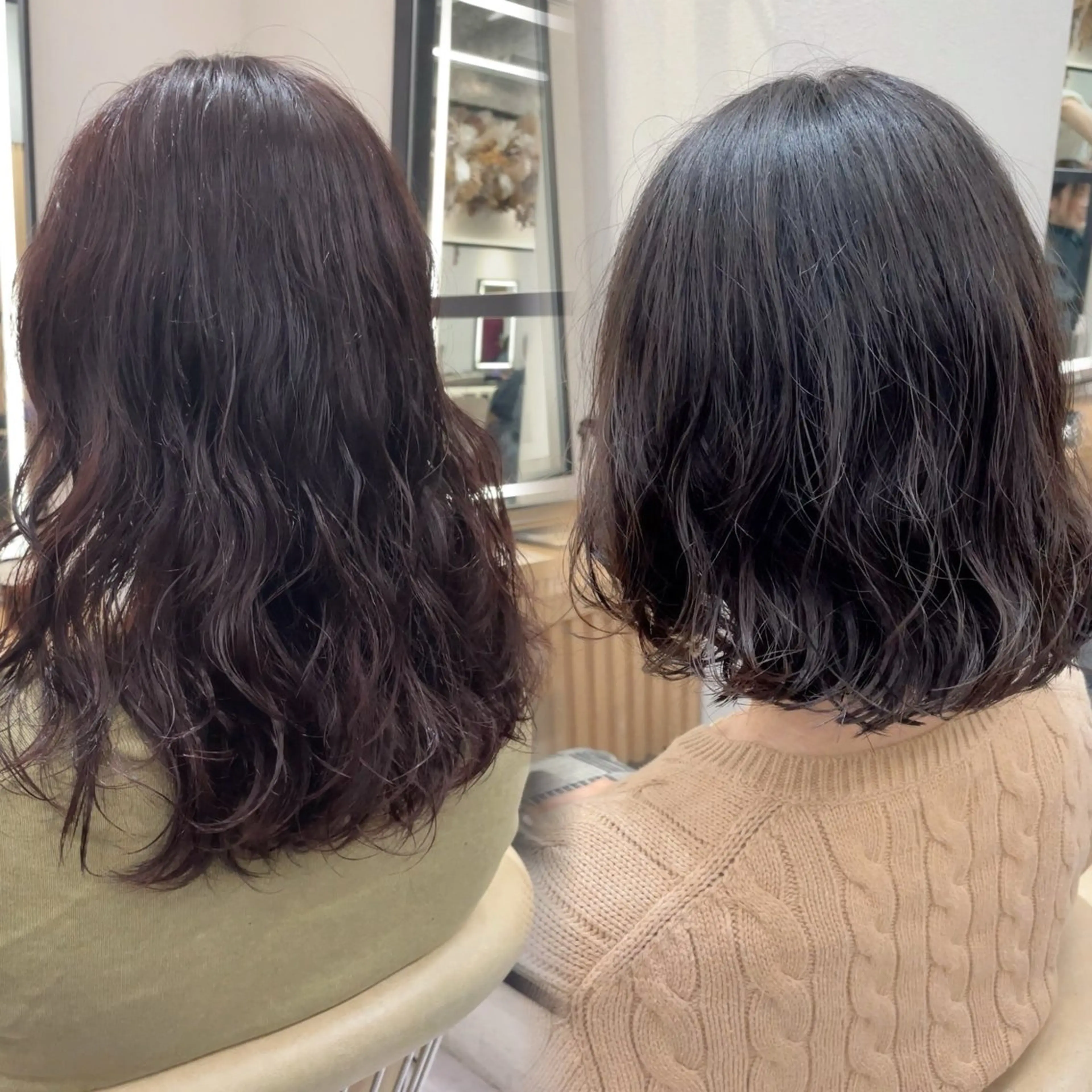 パーマ レイヤー/暖色カラー /パーマ/落合 歩夢のヘアスタイル