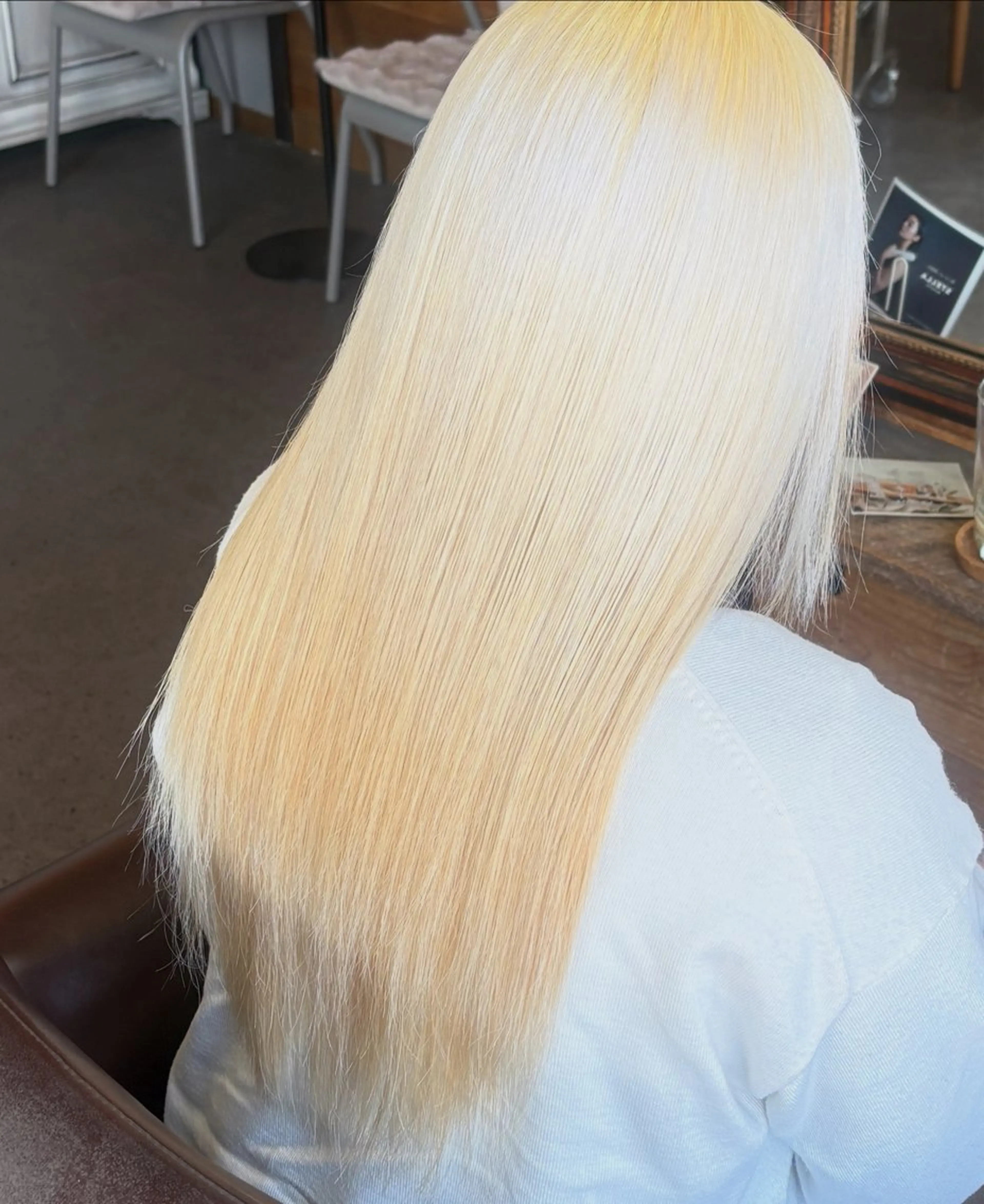 ロング カラー ヘアカラー トリートメント 小清水 美咲のヘアスタイル