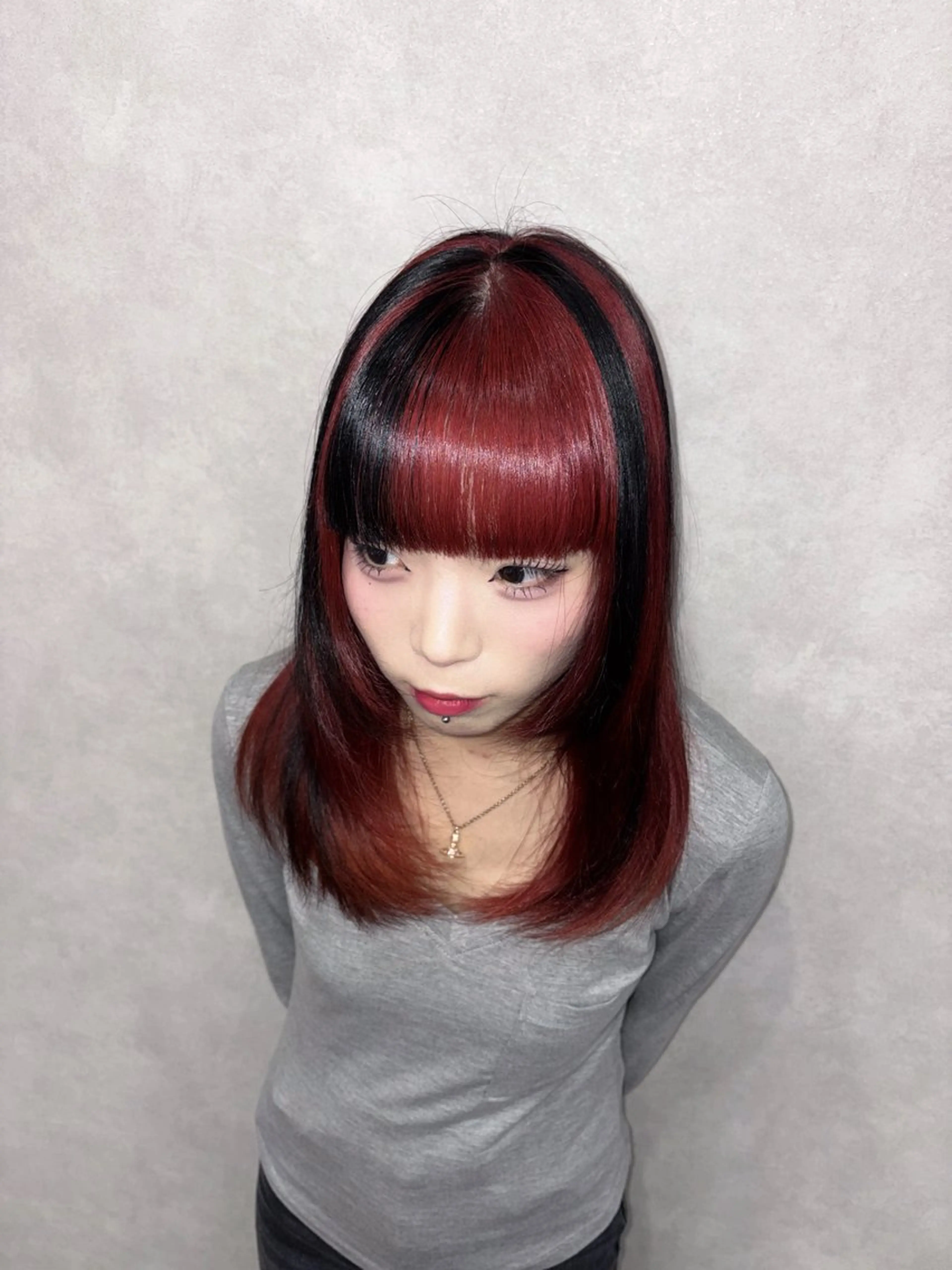 カラー BIZE 💚りょうか💚のヘアスタイル