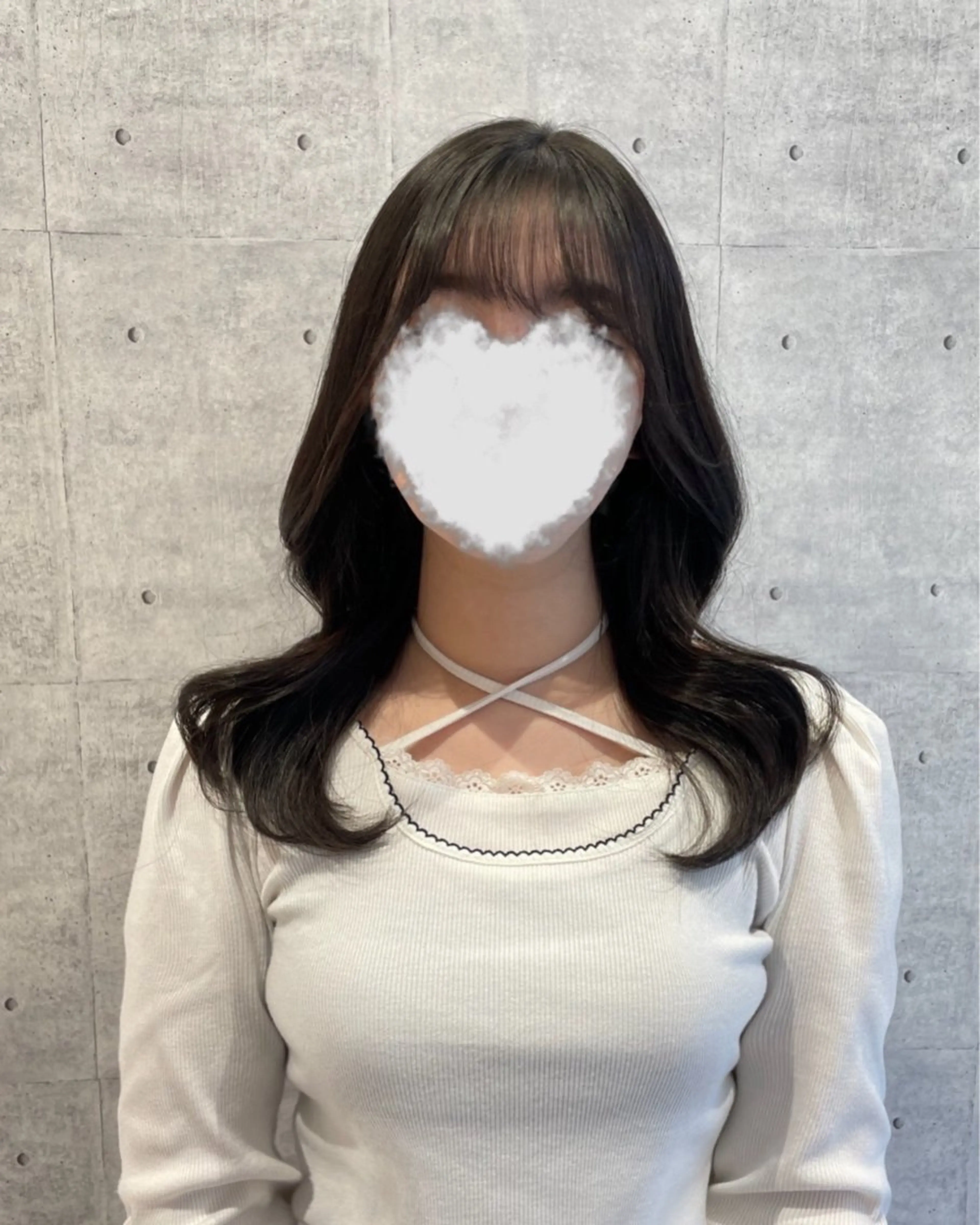 ミディアム カラー カット 🧸韓国/髪質改善 MOE🇰🇷🧸のヘアスタイル