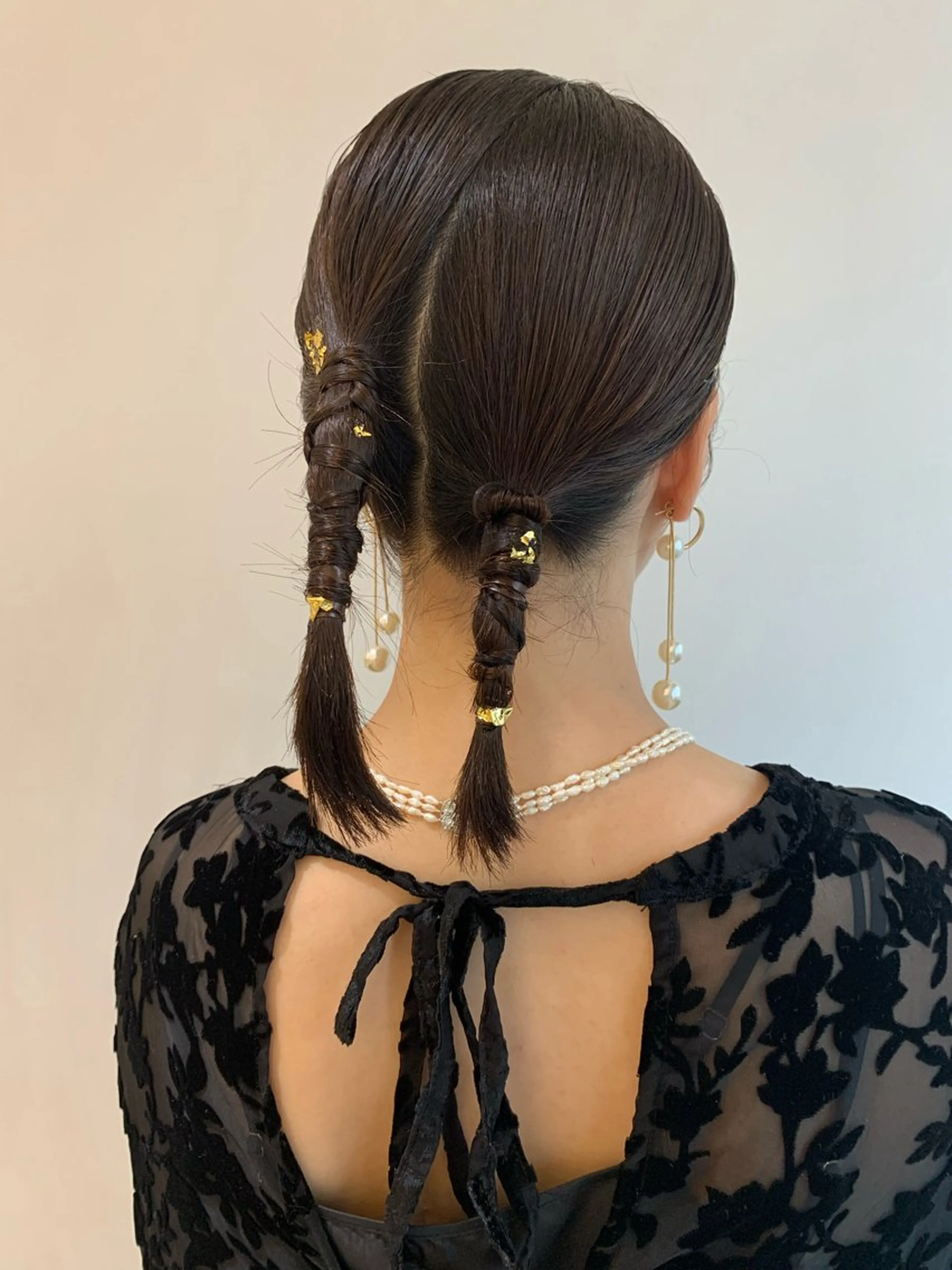 ヘアアレンジ moeka レイヤー /艶カラー/韓国のヘアスタイル