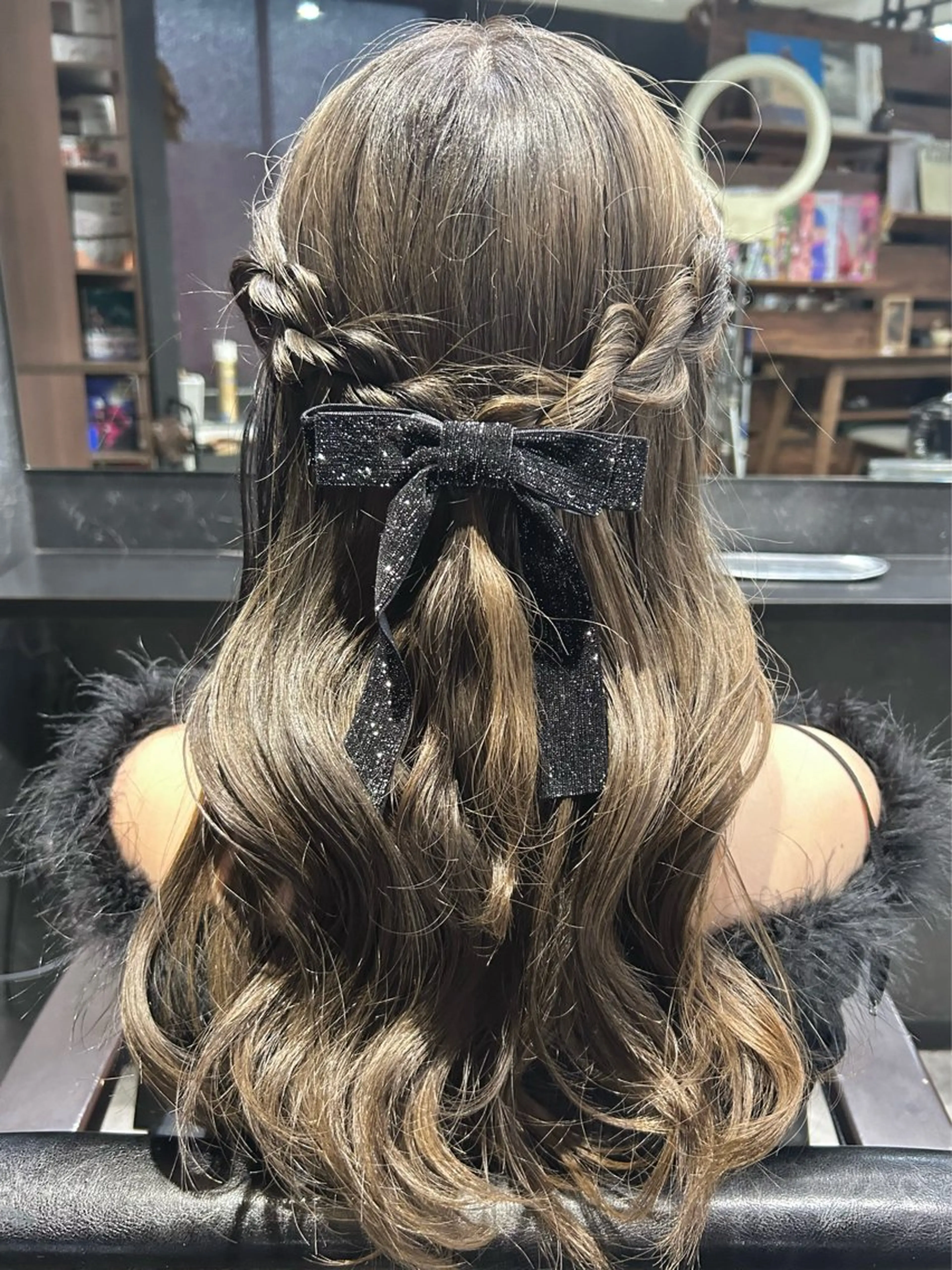 セミロング ヘアセット 💎透明感カラー💎 bAteAu あまねのヘアスタイル